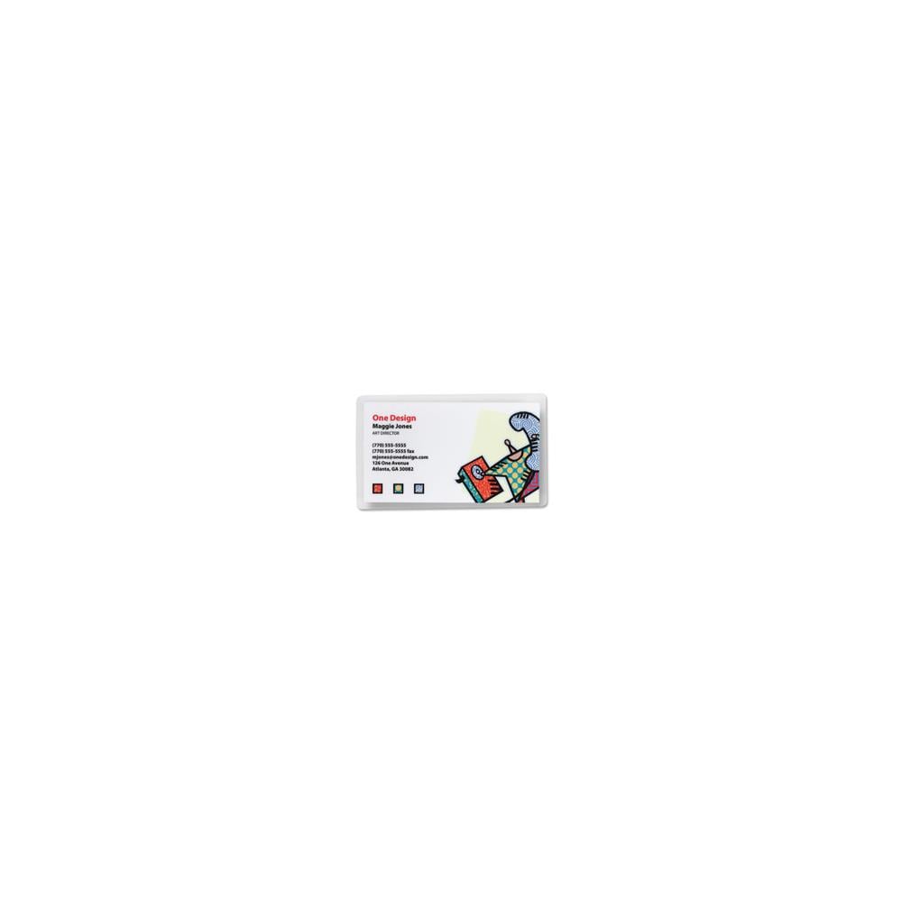 Business Source SPRCH35245  BSN20861 Laminating Pouch, Bus Card, 5Mil, 2.25 in. x 3.75 in., 100-BX, CL