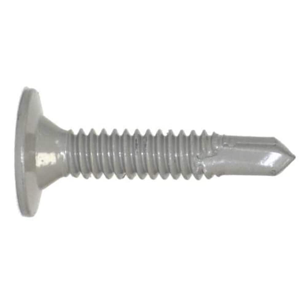 Teks  Self-Drilling Screw No 10 x 1 in Climaseal Steel Wafer Head Phillips Drive 500 PK 1079000