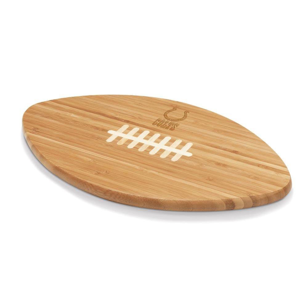 Picnic Time 896-00-506-143-2 Indianapolis Colts 15-in L x 16-in W Wood Cutting Board