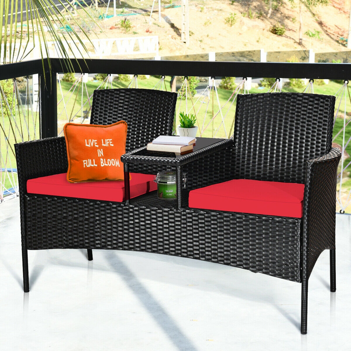 WELLFOR OUJ63234RE Patio-Sofas-Daybeds - View #8
