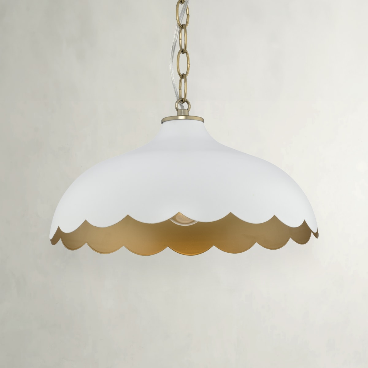 Progress Lighting A500003-177 Avec 1 -Light Champagne Bronze Modern/contemporary Dome Medium Hanging Pendant light