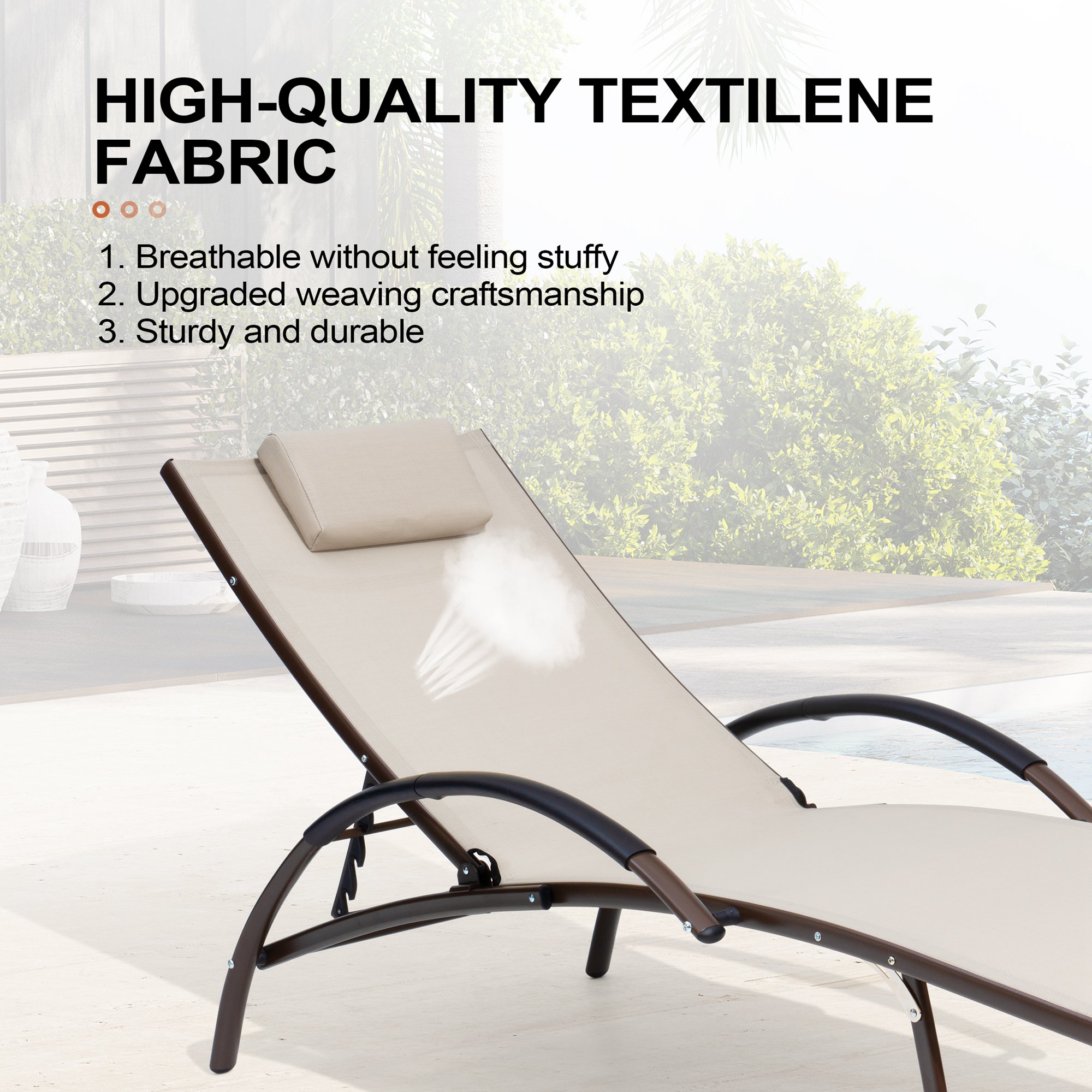 Crestlive Products CL-LG003TAN-2PC Patio-Chairs - View #5