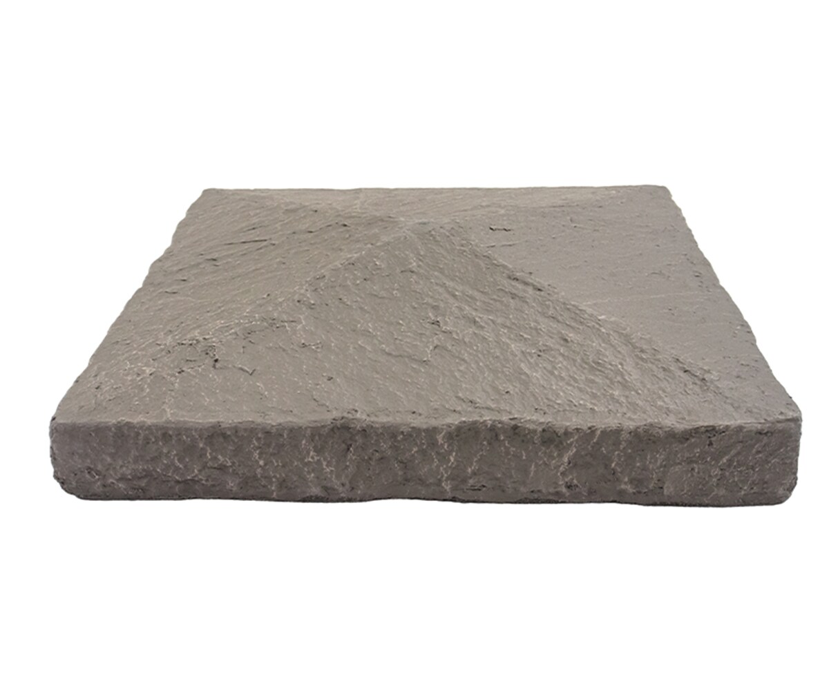 GenStone PPCKI Stacked Stone Peaked Pillar Cap 1.27 Square feet Kenai Faux stone veneer
