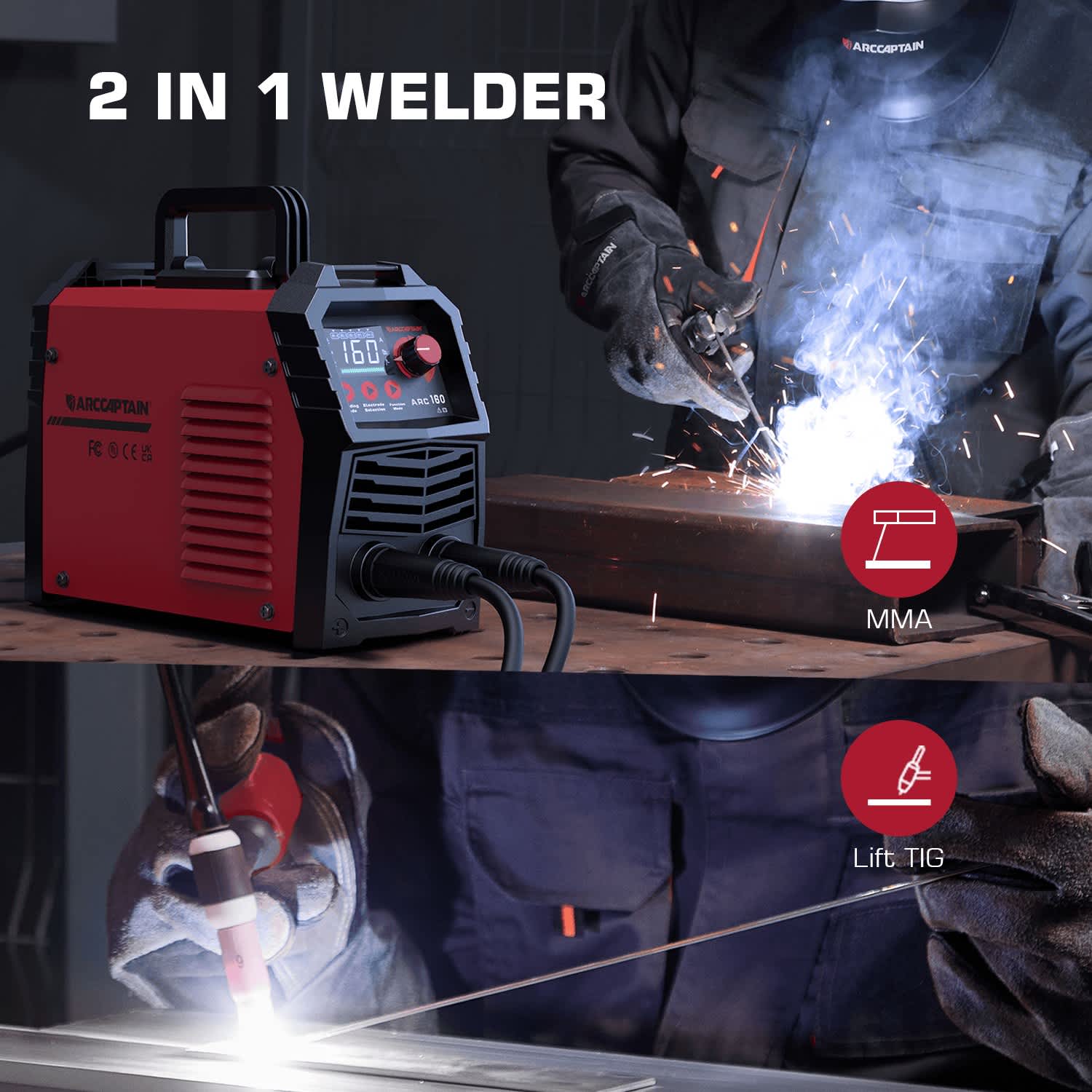 Arccaptain WED9G Stick-Welders - View #3