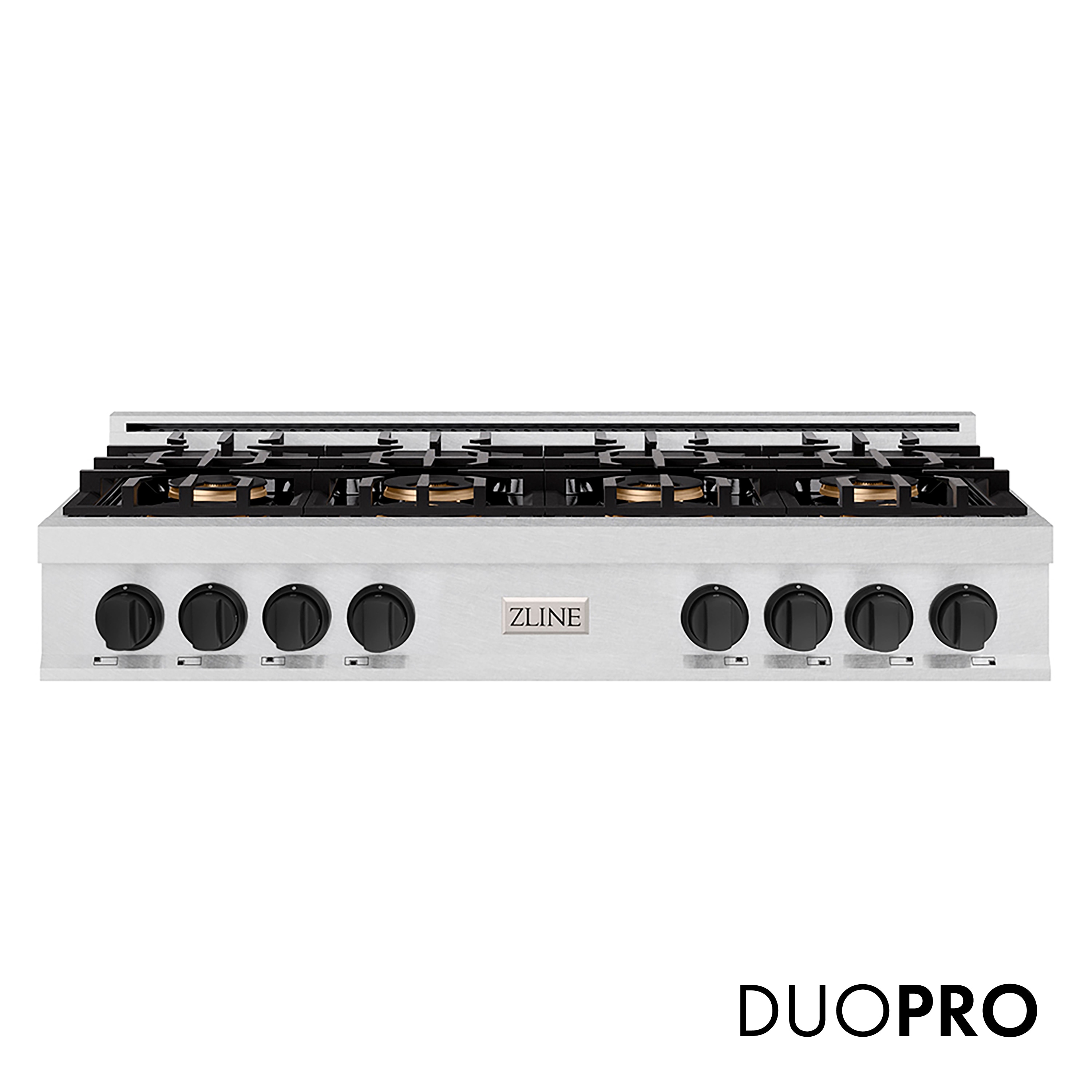 ZLINE KITCHEN & BATH Classic 48-in 8 burners Stainless steel Gas Cooktop (Griddle Included)