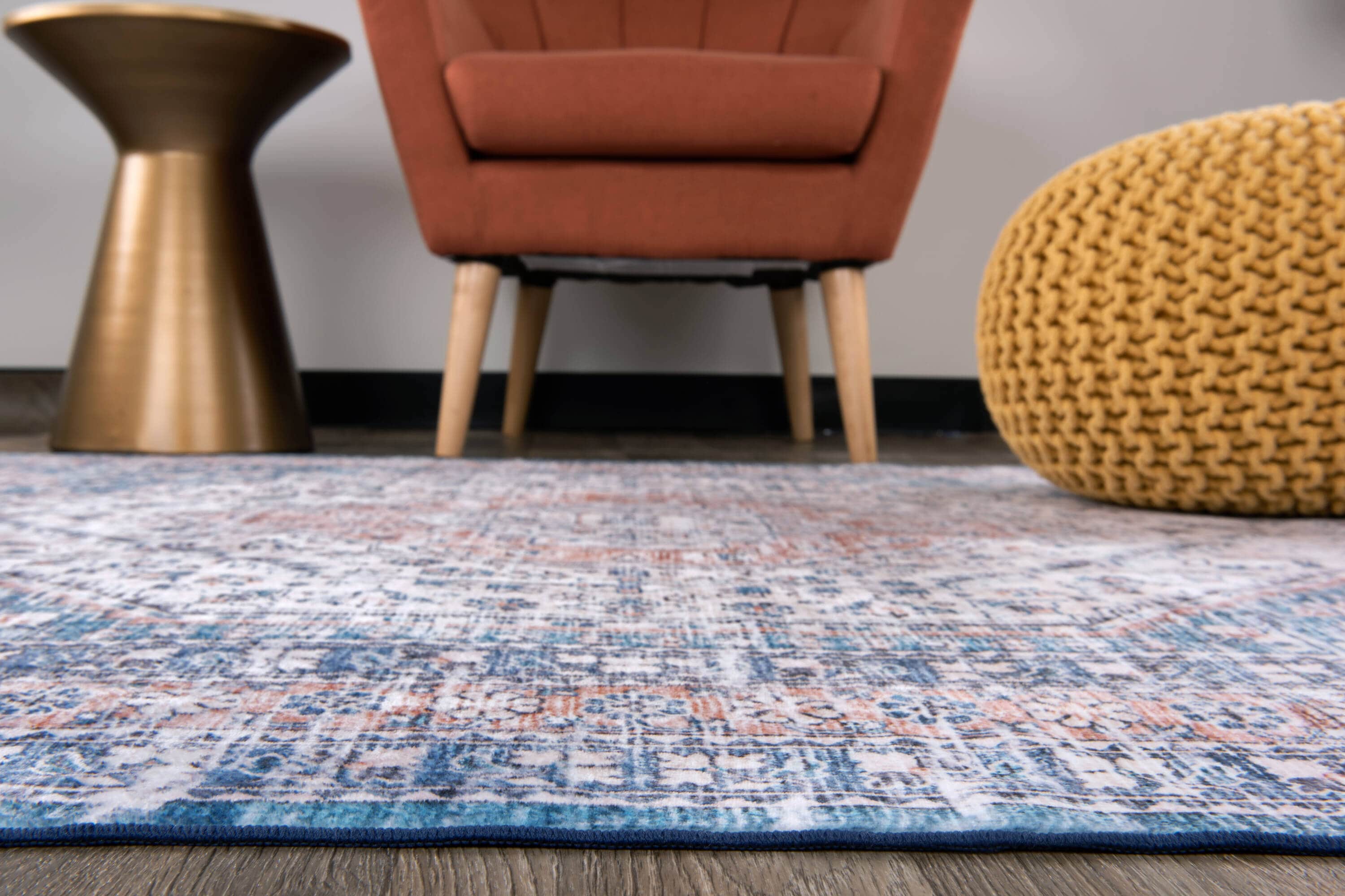 World Rug Gallery 7026BLUE5X7 rugs - View #5