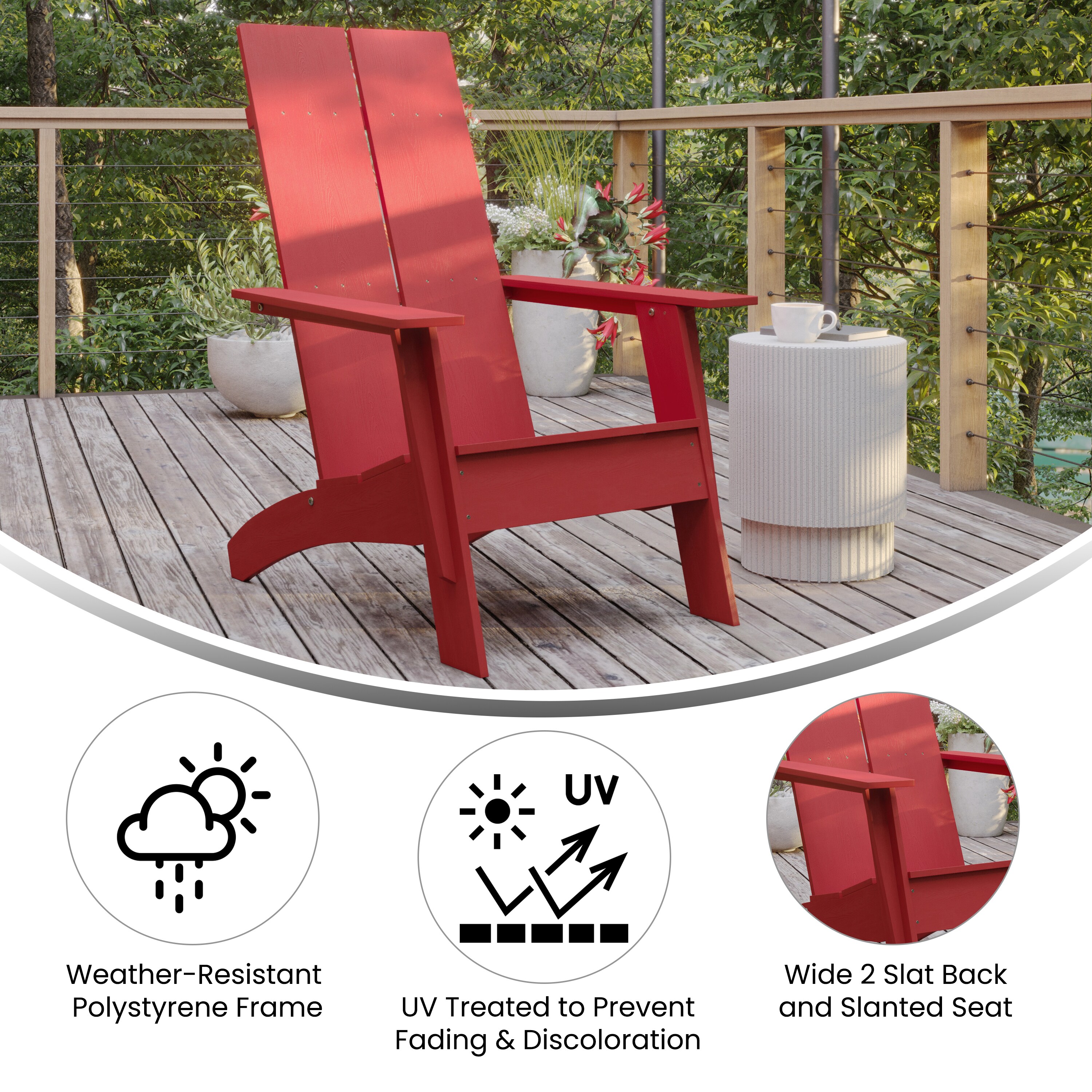 Lowes red adirondack discount chairs