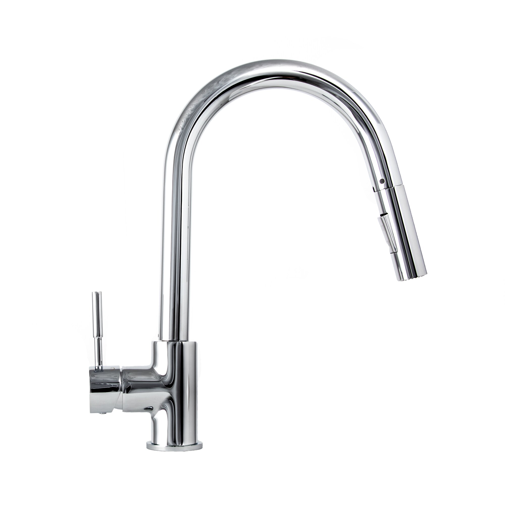 Gemini Chrome High Arc Kitchen Faucet