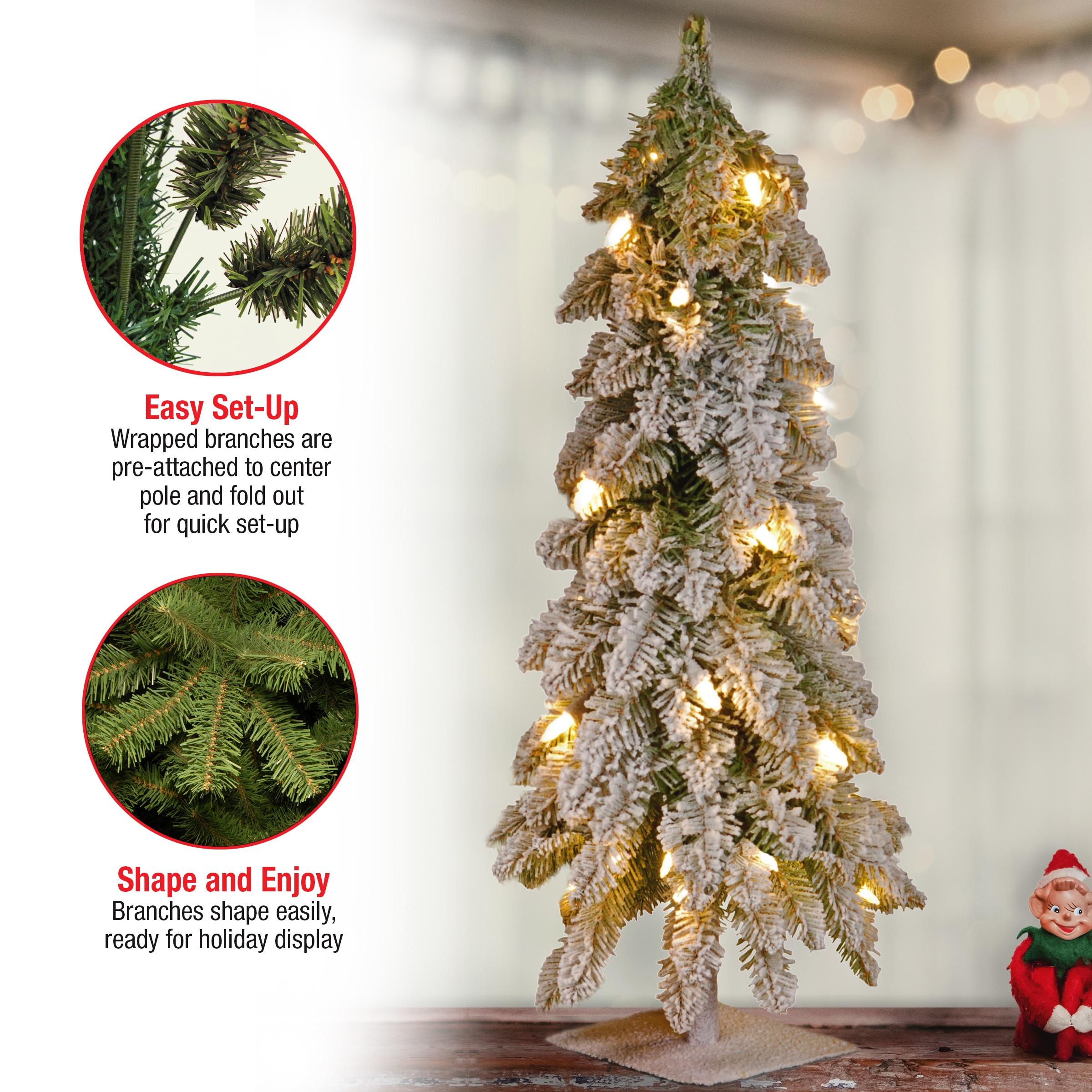 National Tree Company FTDF1-24ALO-1 Artificial-Christmas-Trees - View #6