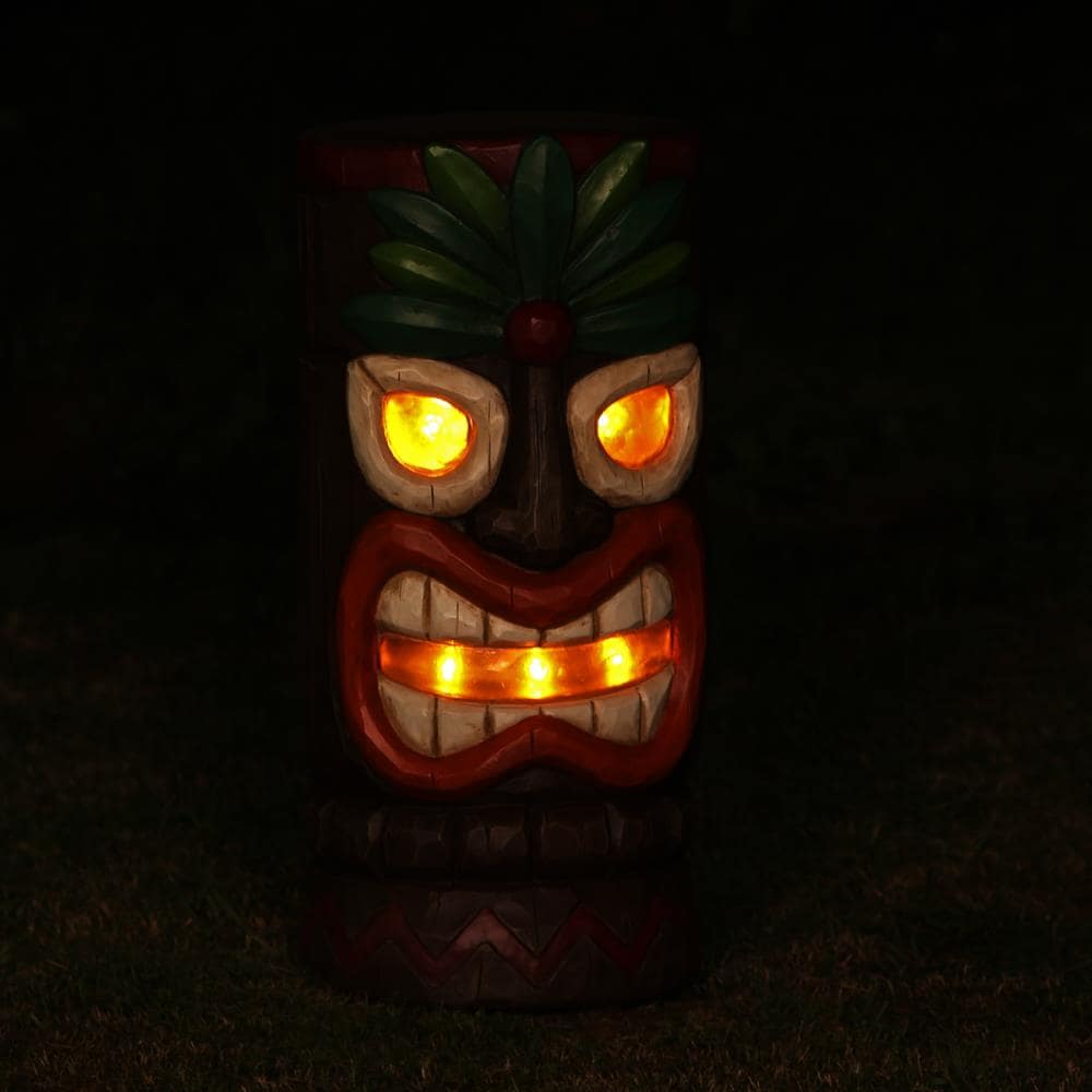 Style Selections 20.75-in H x 10-in W Tiki Garden Statue in the Garden ...