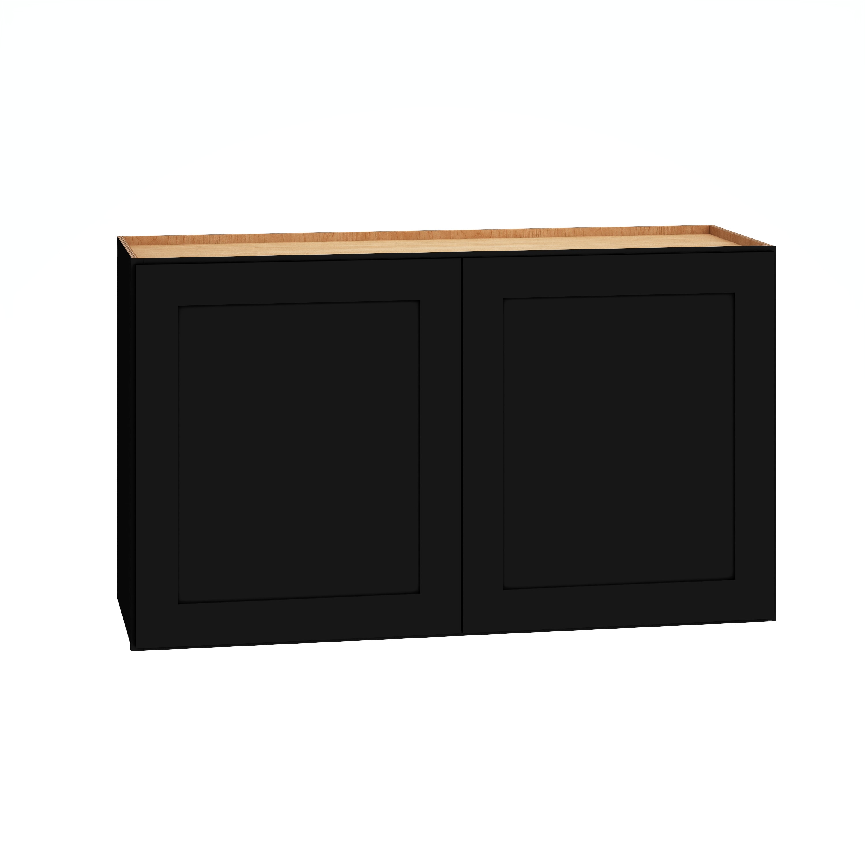 Diamond Express 61I-W3621 Jamestown 36-in W x 21-in H x 12-in D Black Wall Fully assembled Plywood Cabinet (Recessed Panel Shaker)