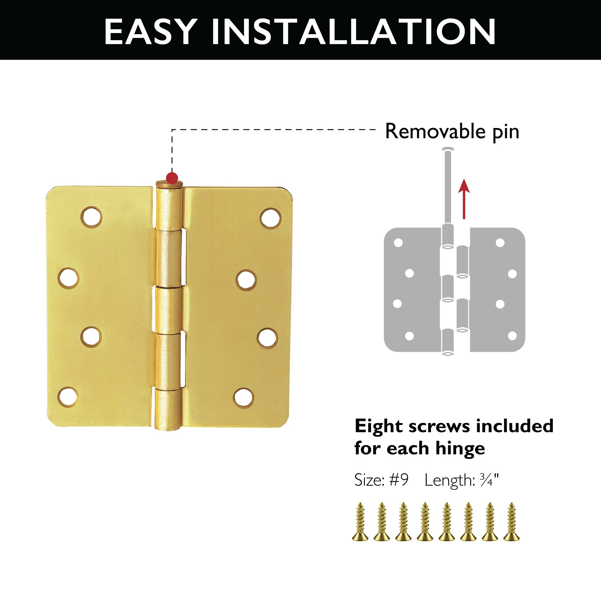 Design House 181511 Entry-Door-Hinges - View #5