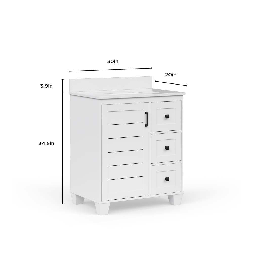 allen + roth LWS30GBV Bath-Vanity-Combo - View #7