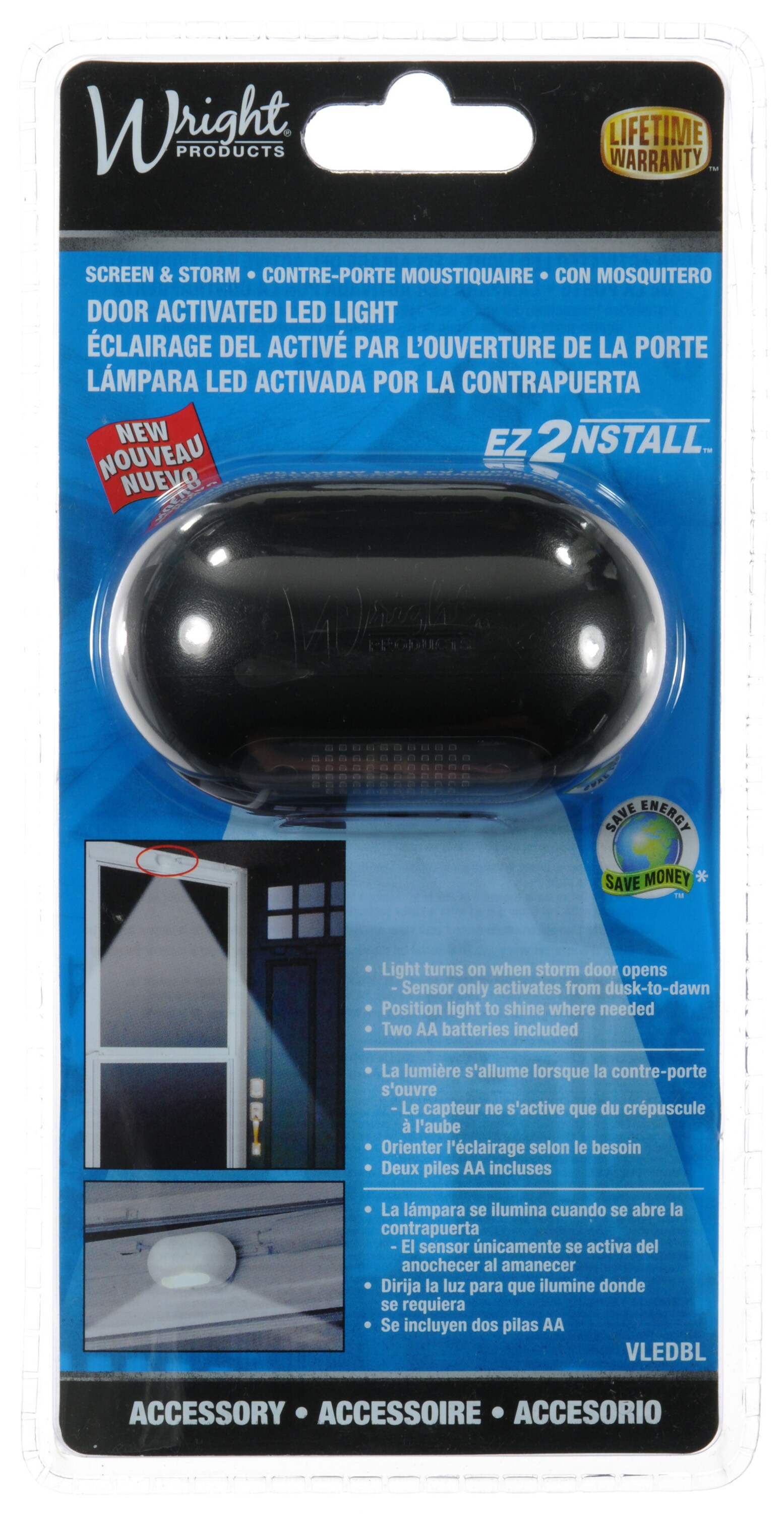 WRIGHT PRODUCTS VLEDBL Screen-Storm-Door-Hinges - View #2