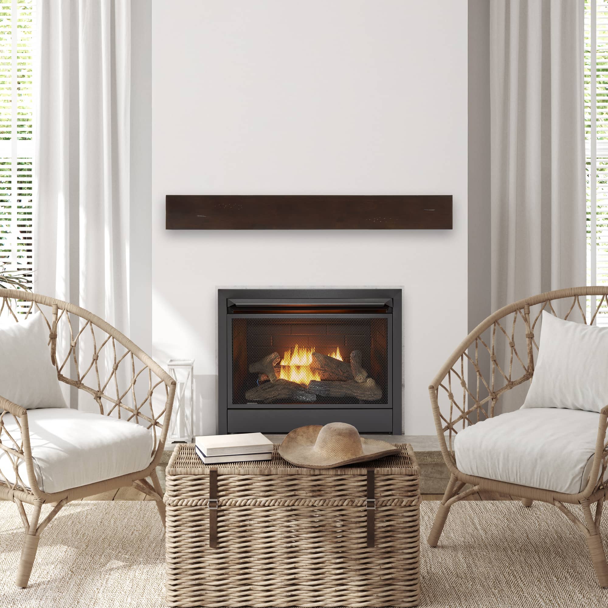 Duluth Forge DFSMN48-CH Mantel-Shelves - View #5