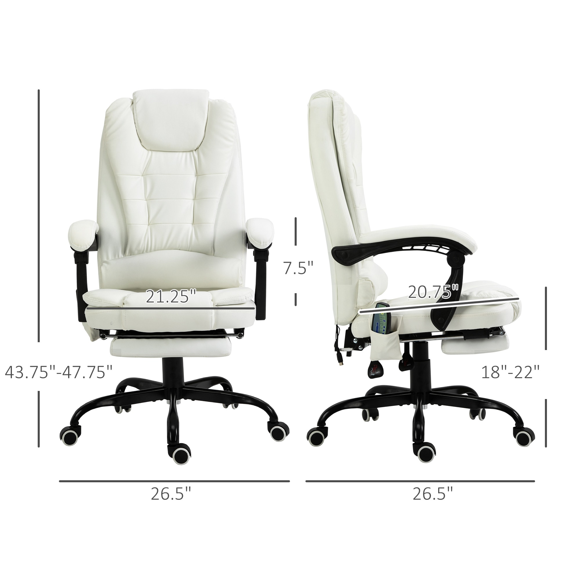 Dexmalle W2225P173838 Office-Chairs - View #3