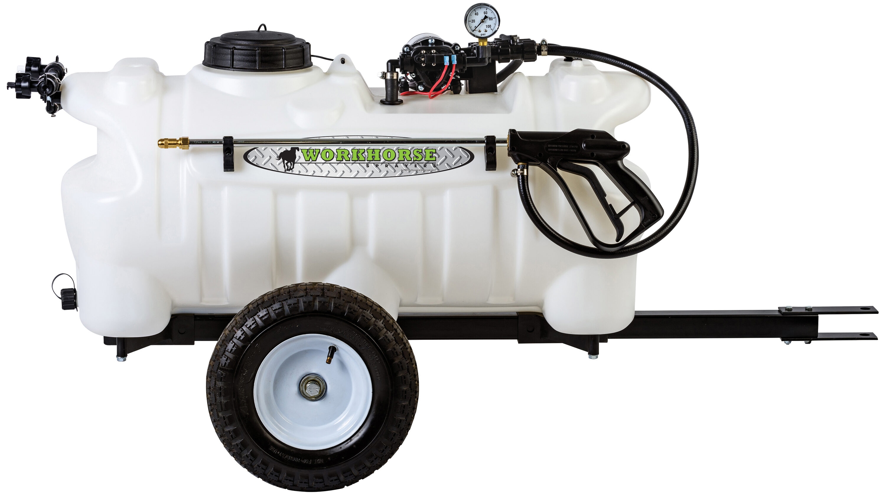 Workhorse Sprayers G23-LG25DTSBL 25-Gallon 12-volt Pull-behind Sprayer