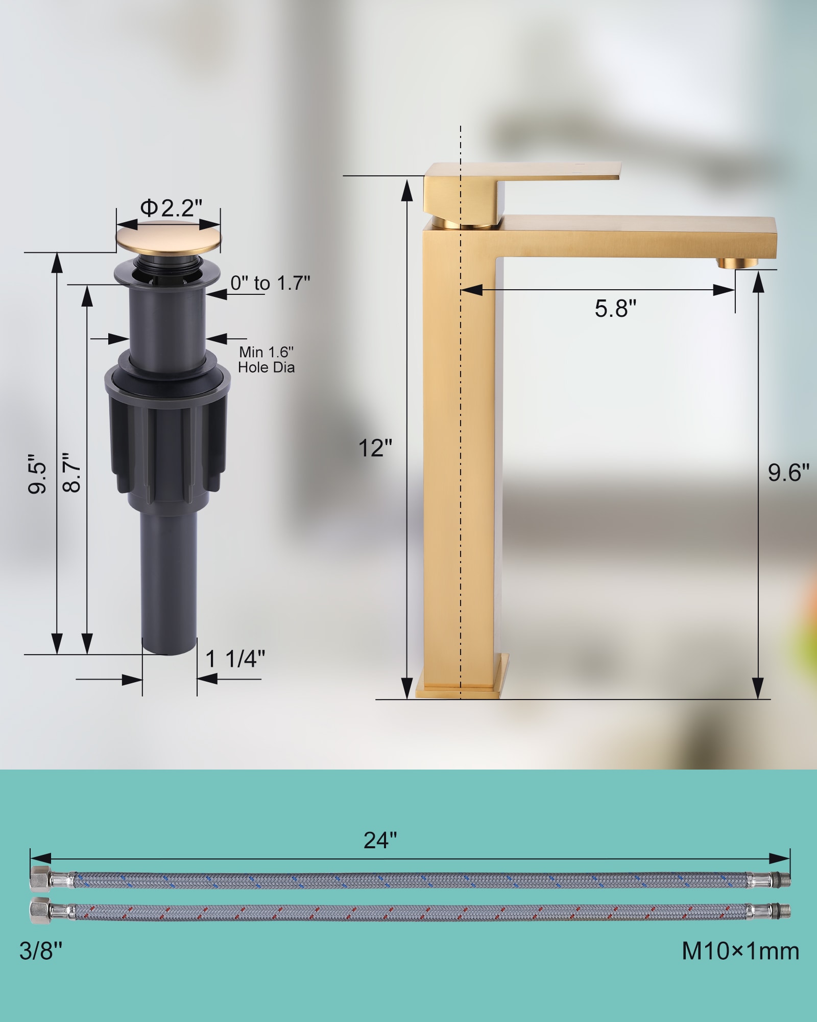 WOWOW 2327700G Lavatory-Faucets - View #5