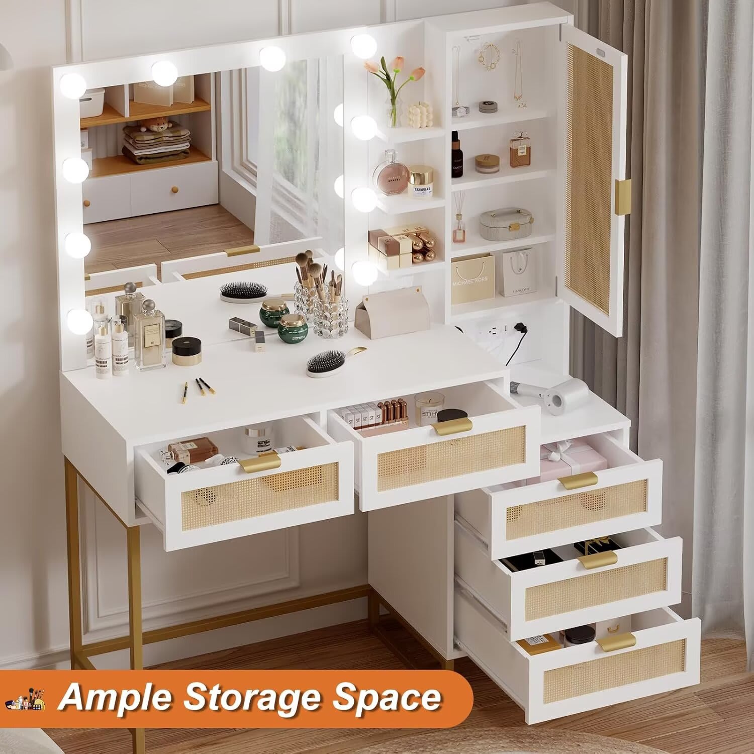 Qeetex JXNAG-PHO-12MDOZ7S Bedroom-Vanities - View #7