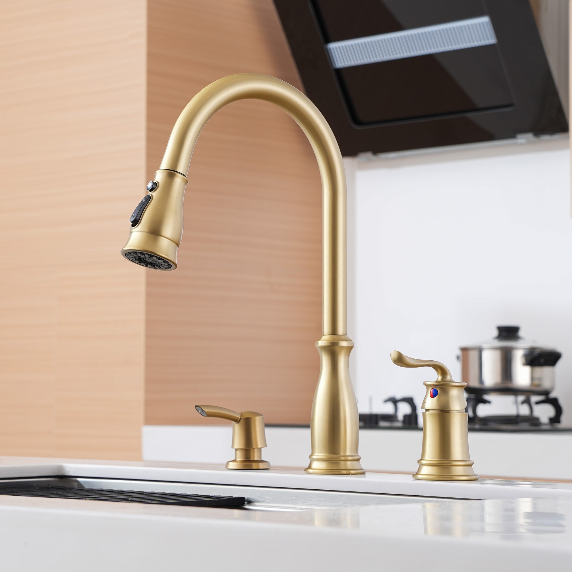 Mondawe MO-DT89001LSJ Kitchen-Faucets - View #3