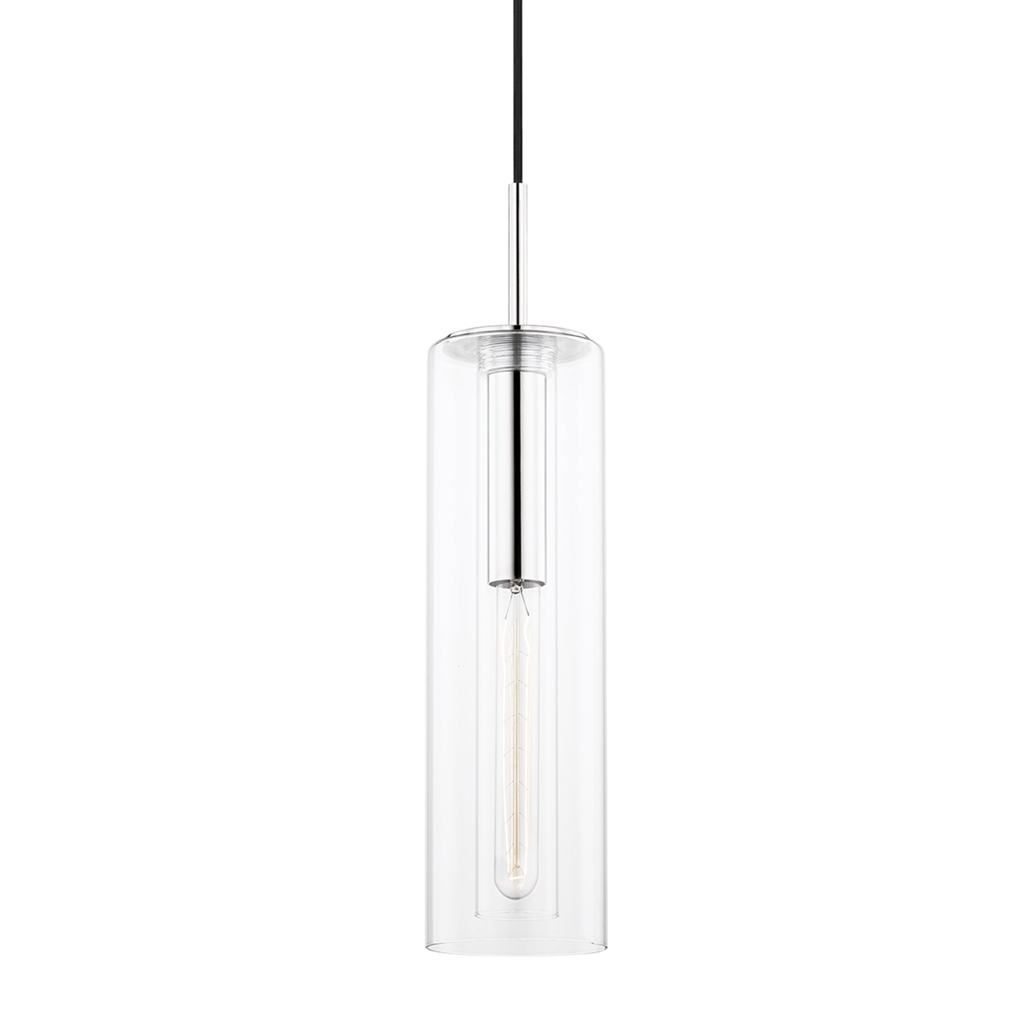 Mitzi Nora 5 1/4 Wide Polished Nickel LED Mini Pendant-