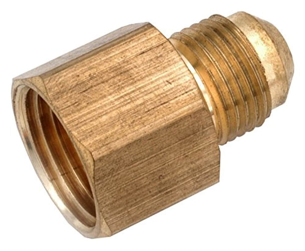 Anderson Metals Female Flare Coupling Brass 0.38 x 0.38 (Set of 5) #754046-0606