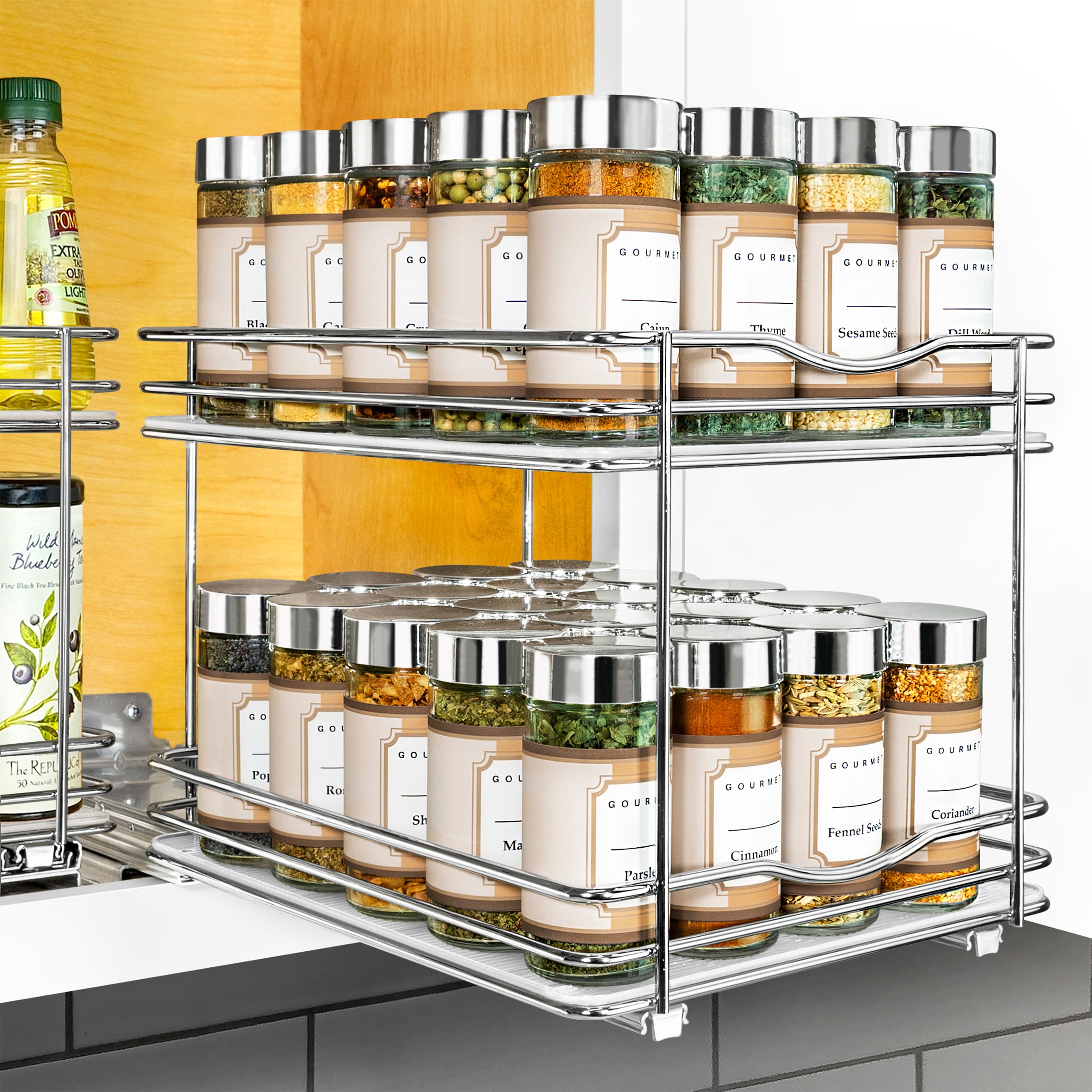 Spice rack Cabinet Organizers at