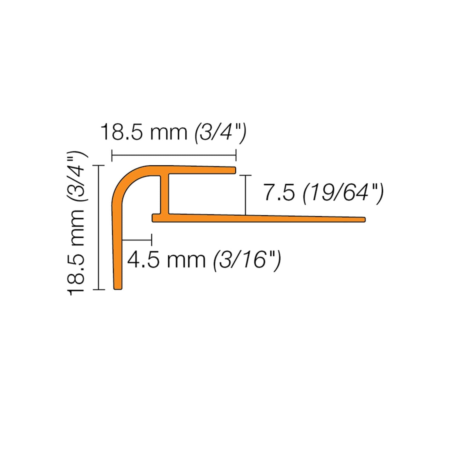 Schluter Systems VPROL75ABGB Floor-Moulding - View #4