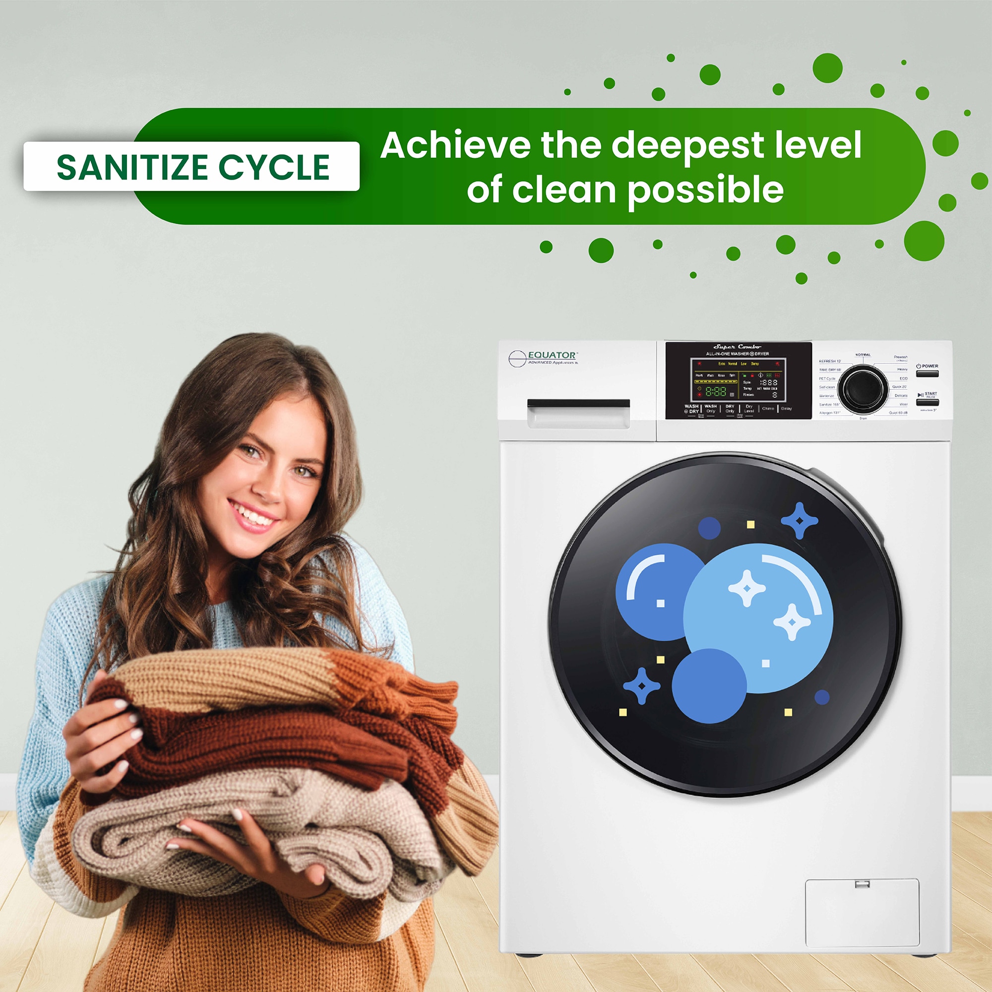 Equator Advanced Appliances EZ 4700 C WHITE Combination-Washers-Dryers - View #14
