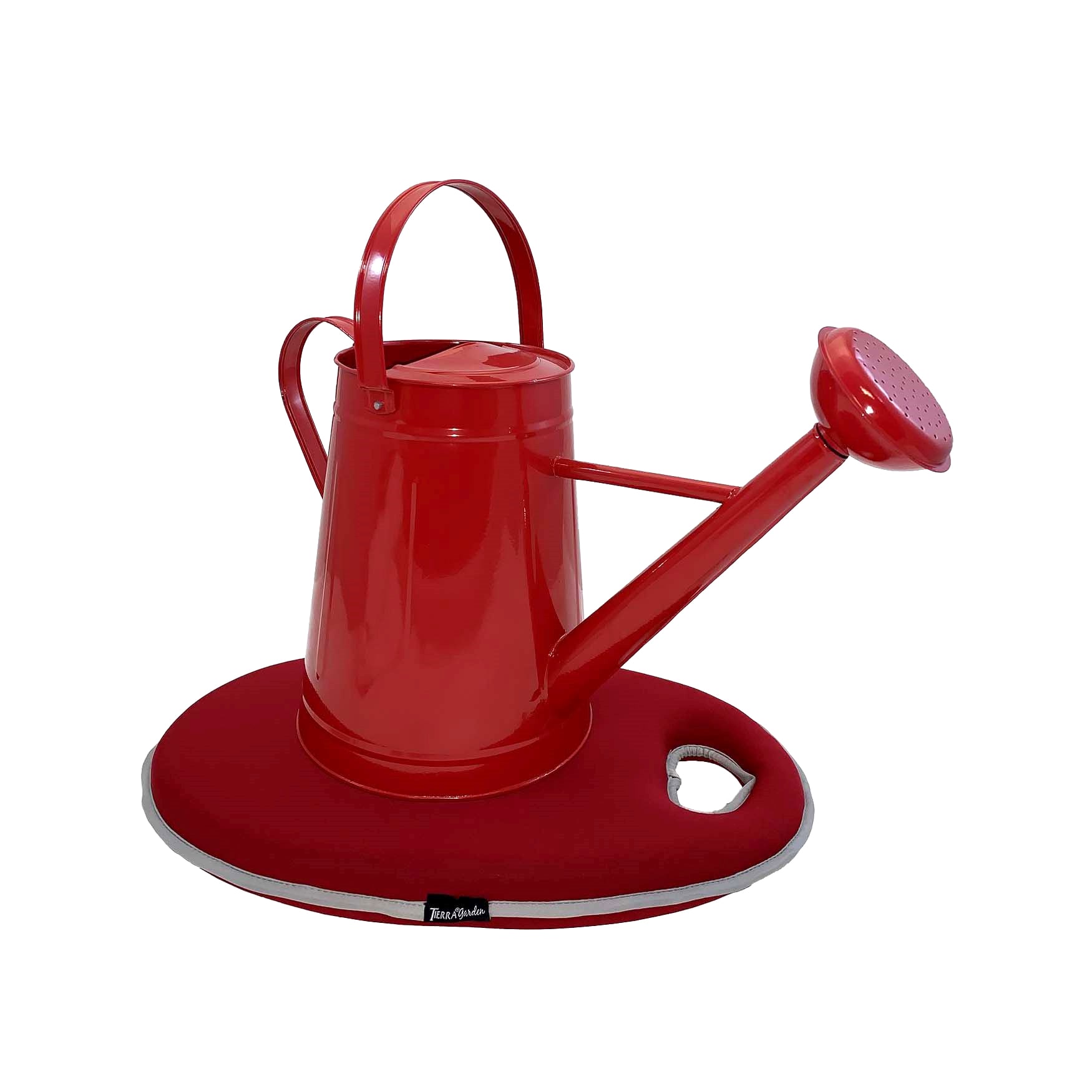 2.1-Gallon Red Metal Traditional Watering Can #36-5180R
