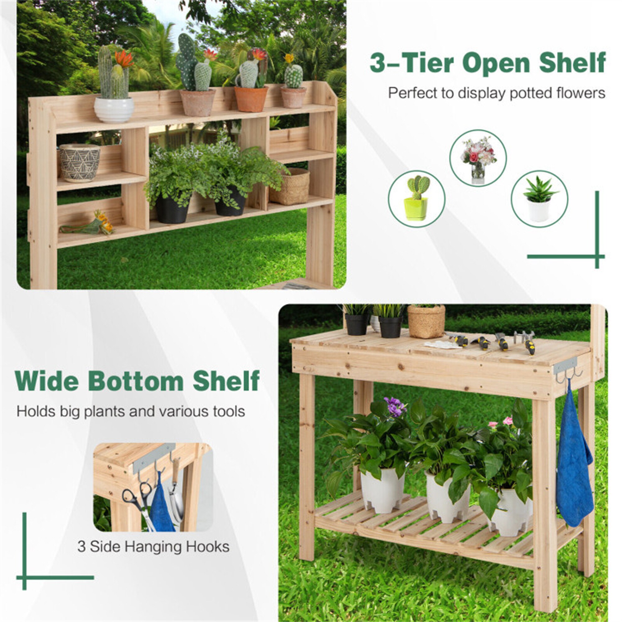 BABOOM BOM-T3927NA-CO Potting-Benches - View #7