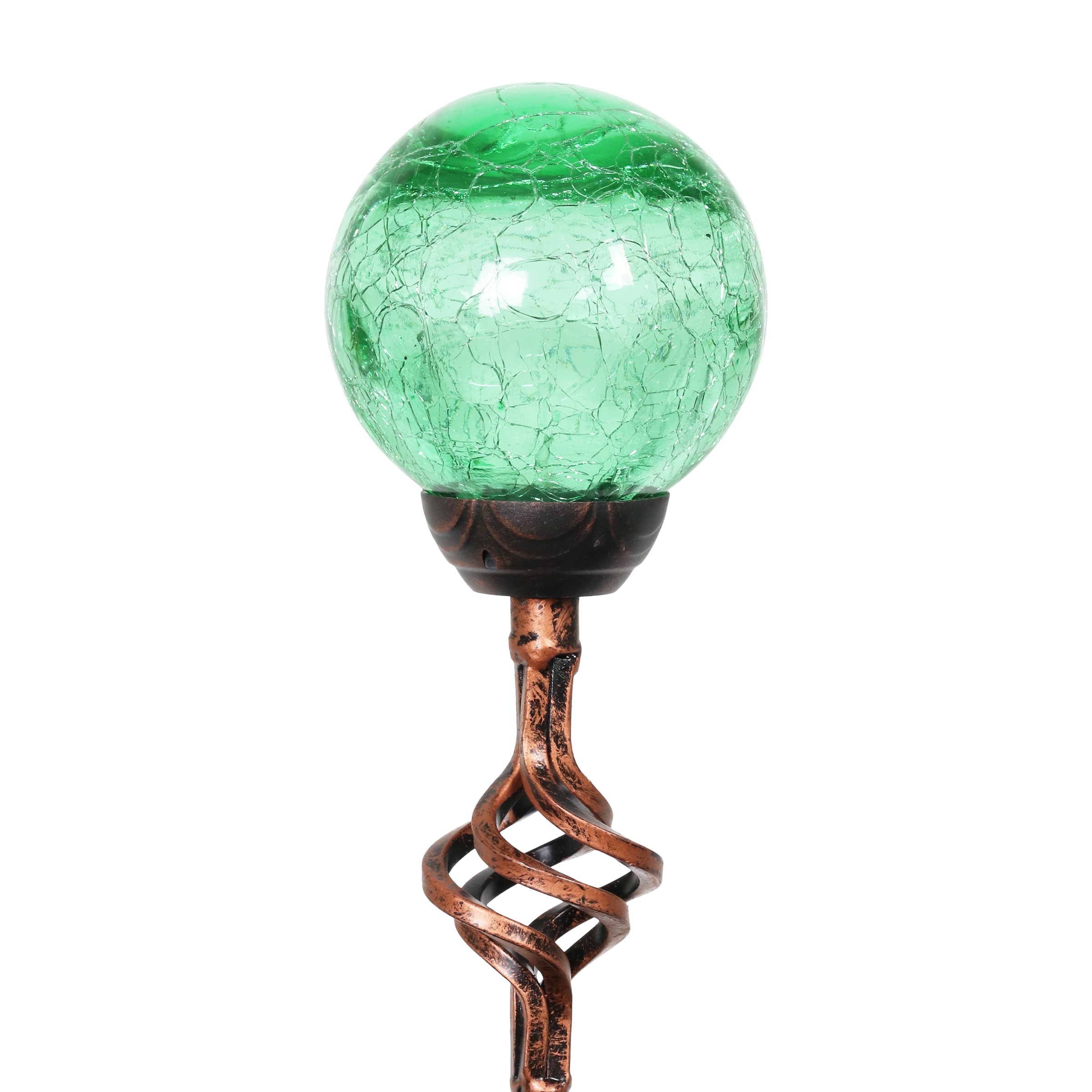 Exhart 16452-RS 31.0-in Green Metal Solar Traditional Stake