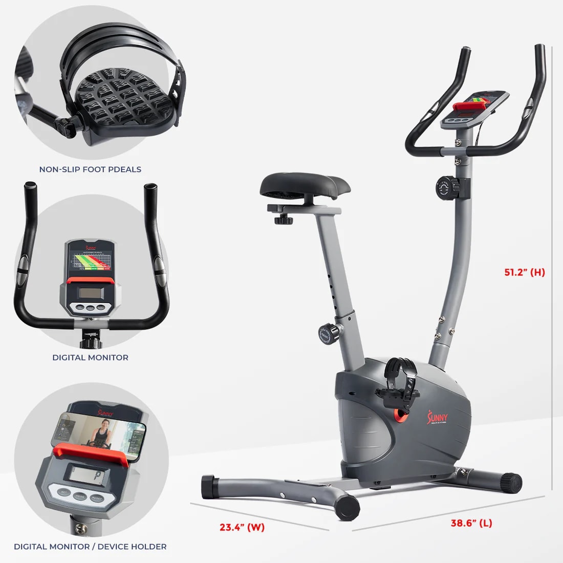 Sunny Health & Fitness SF-B220030 Exercise-Bikes - View #6