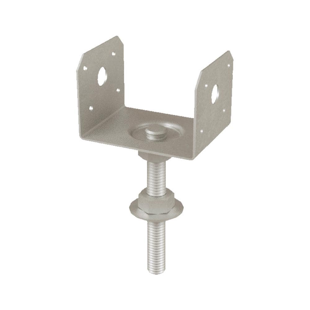 USP EPB44T-TZ 4-in x 4-in Triple zinc Wood to concrete (cast in place) Base