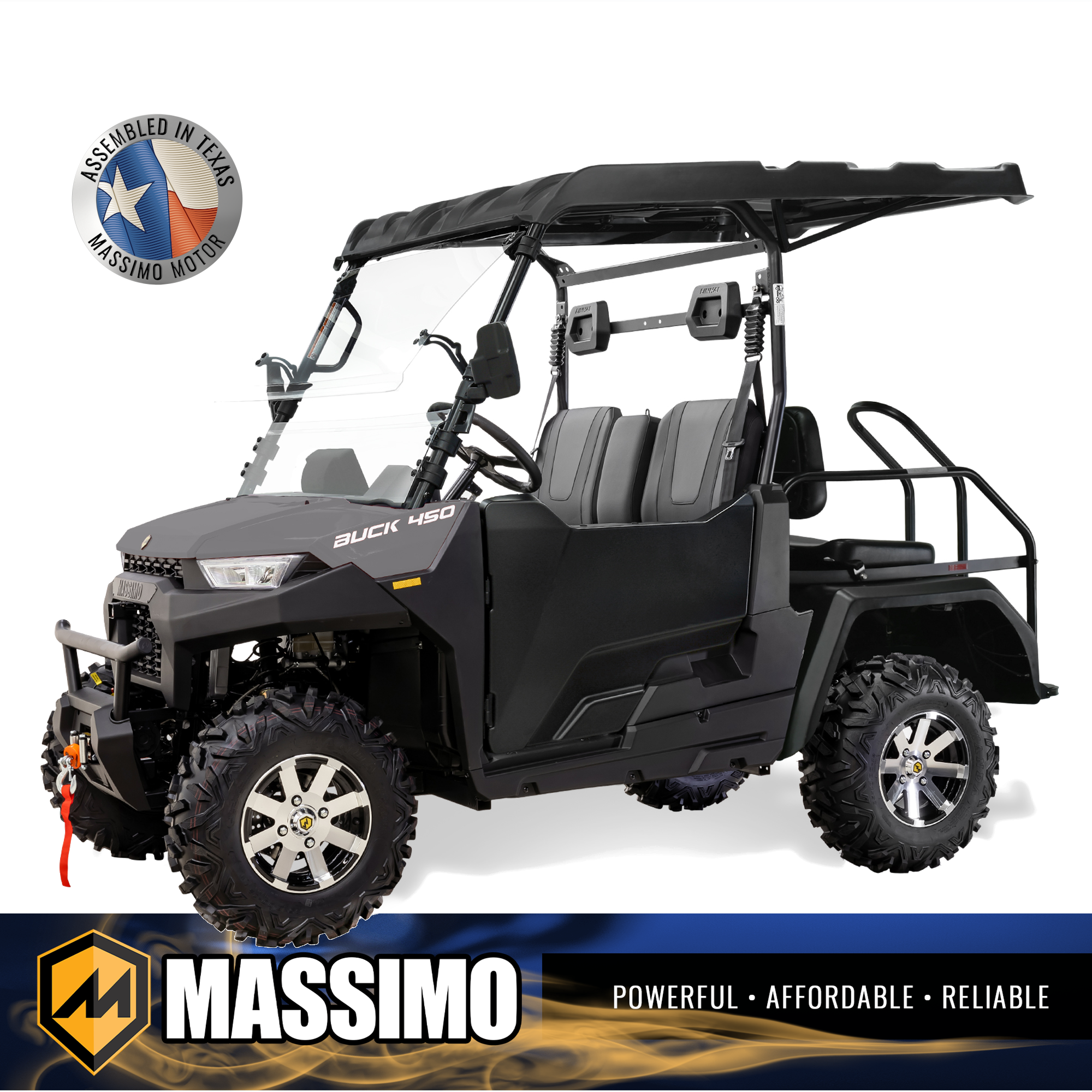 Massimo U130450321 Buck450x 4 4wd Gas UTV