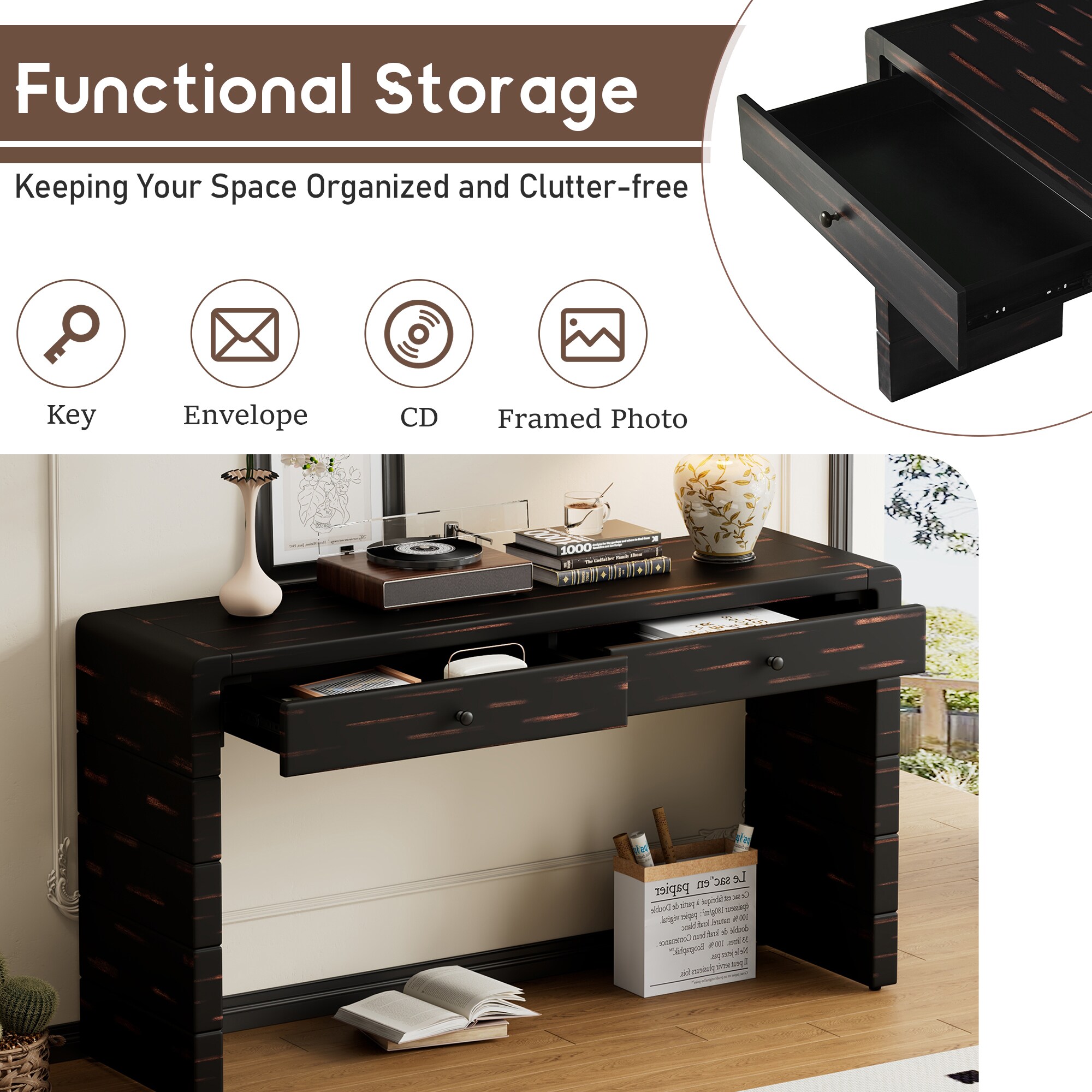 ModernLuxe N715P244723B Console-Sofa-Tables - View #6
