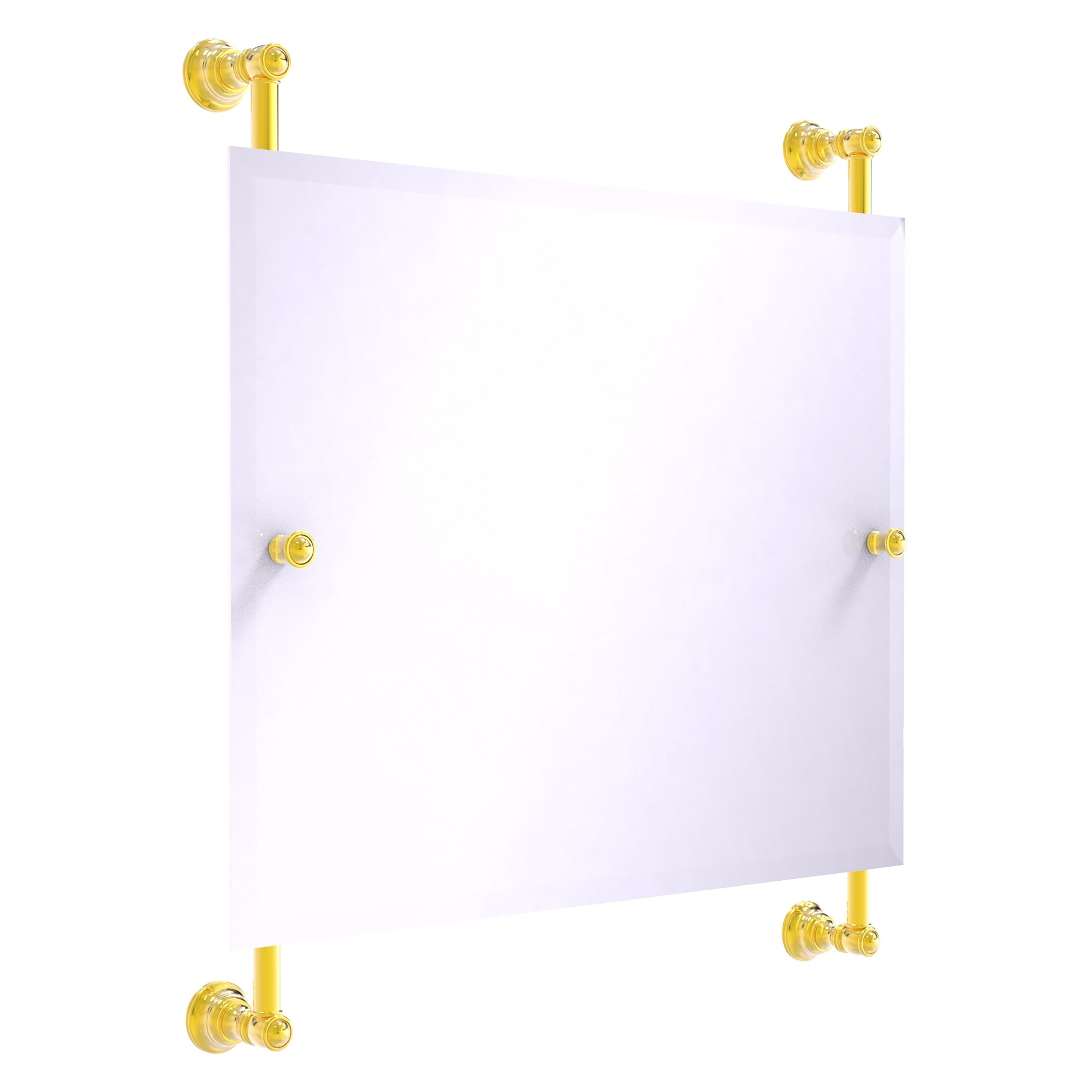 Allied Brass Carolina 26-in x 21-in Frameless Bathroom Vanity Mirror ...