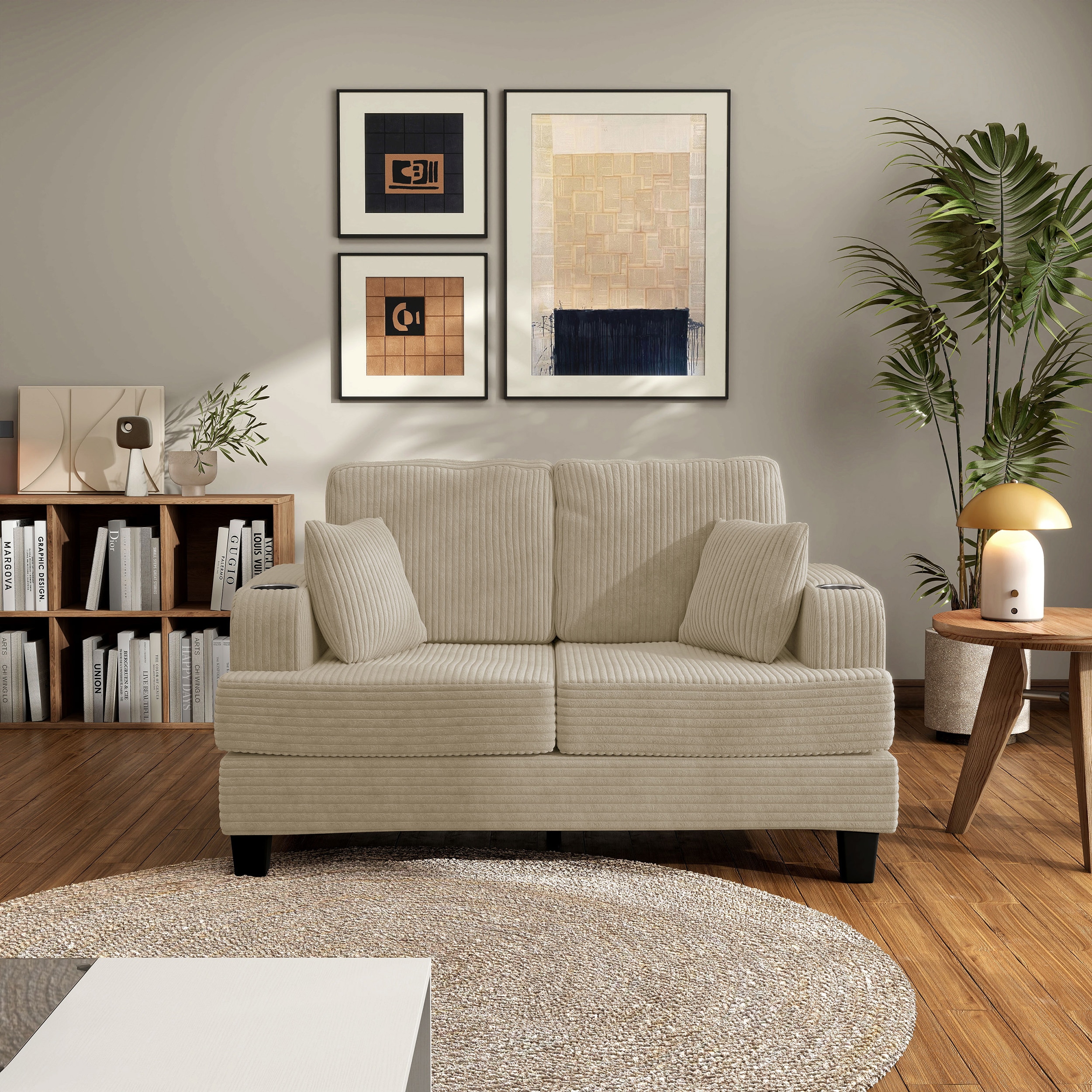Furniture of America IDF-SL6932BG-LV Sofas-Loveseats - View #4