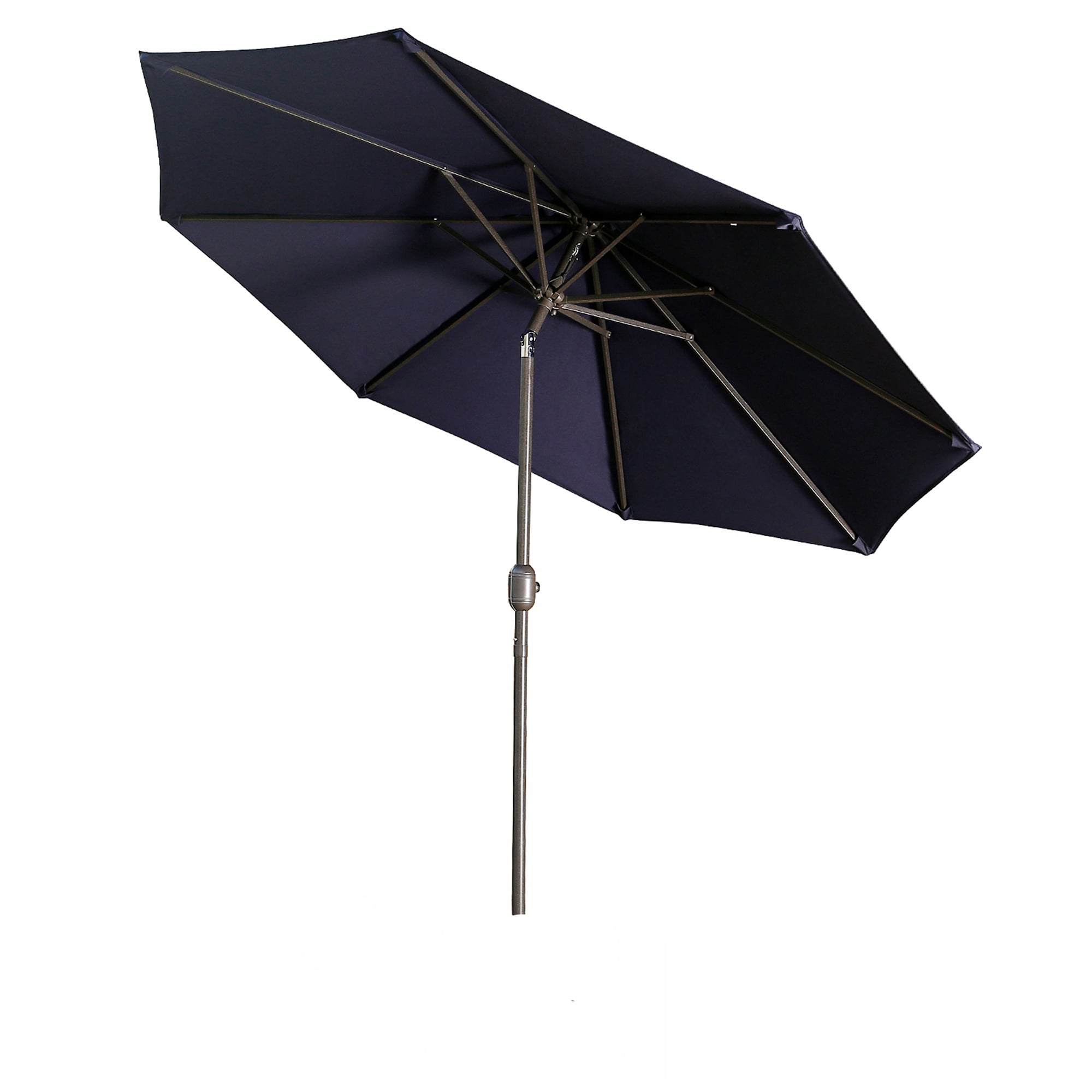 CASAINC WF-SM-048NY 9-ft Aluminum Navy Crank Market Patio Umbrella