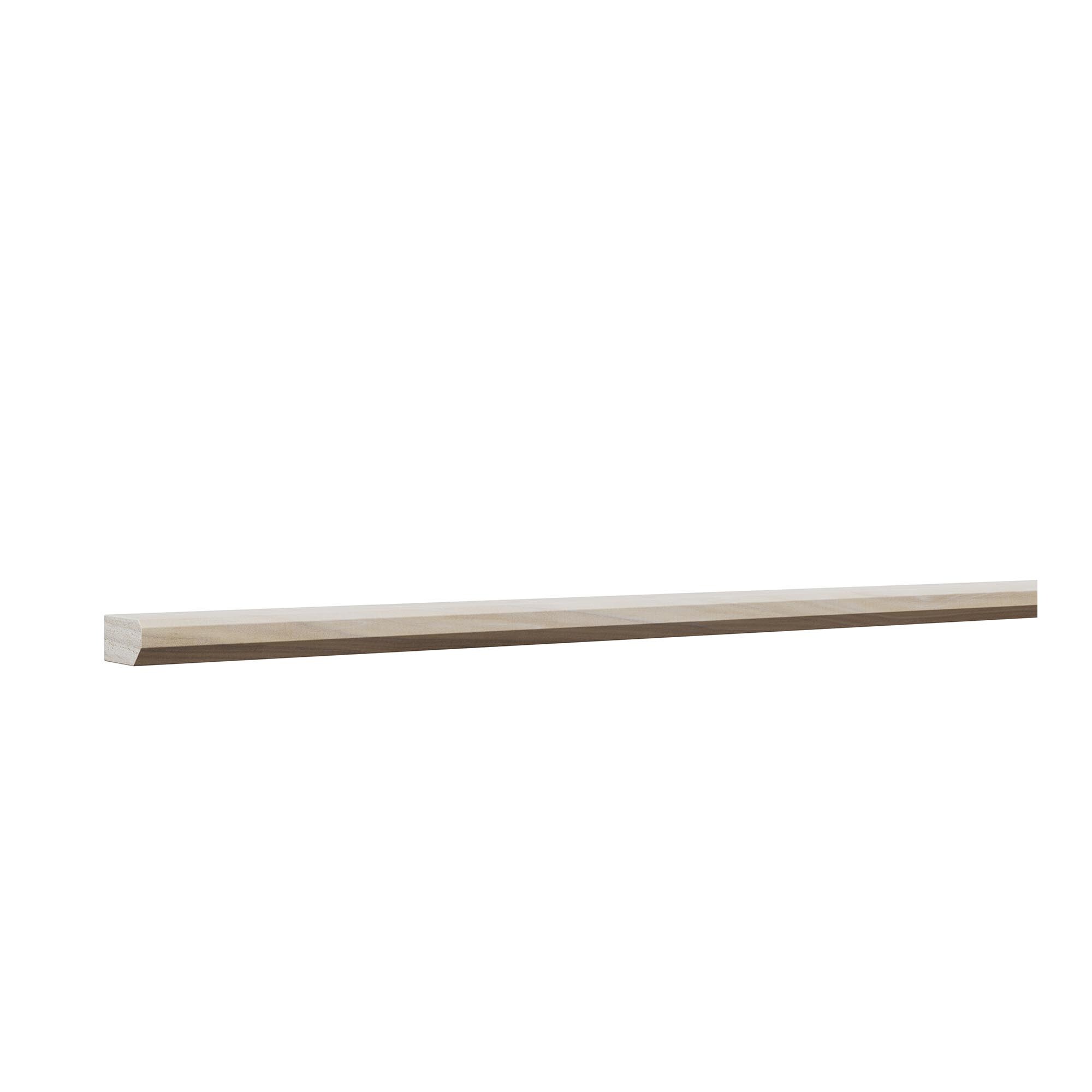Ornamental Mouldings Lucent 3/4-in x 1-1/2-in x 7-ft 8-in Unfinished Poplar 1363 Chair Rail Moulding #1363-92POPR