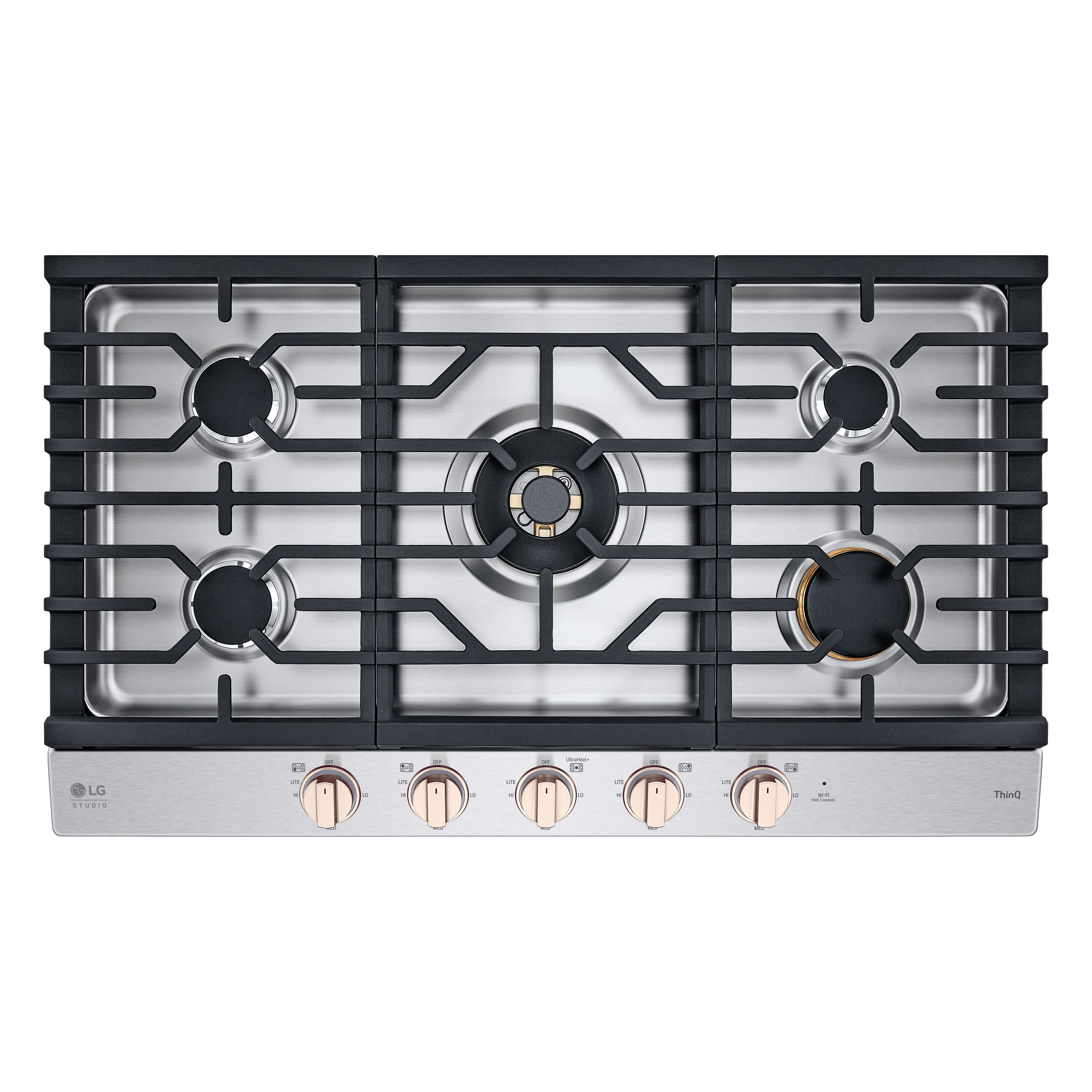 LG CBGS3628N 36-in 5 burners Stainless steel Gas Cooktop