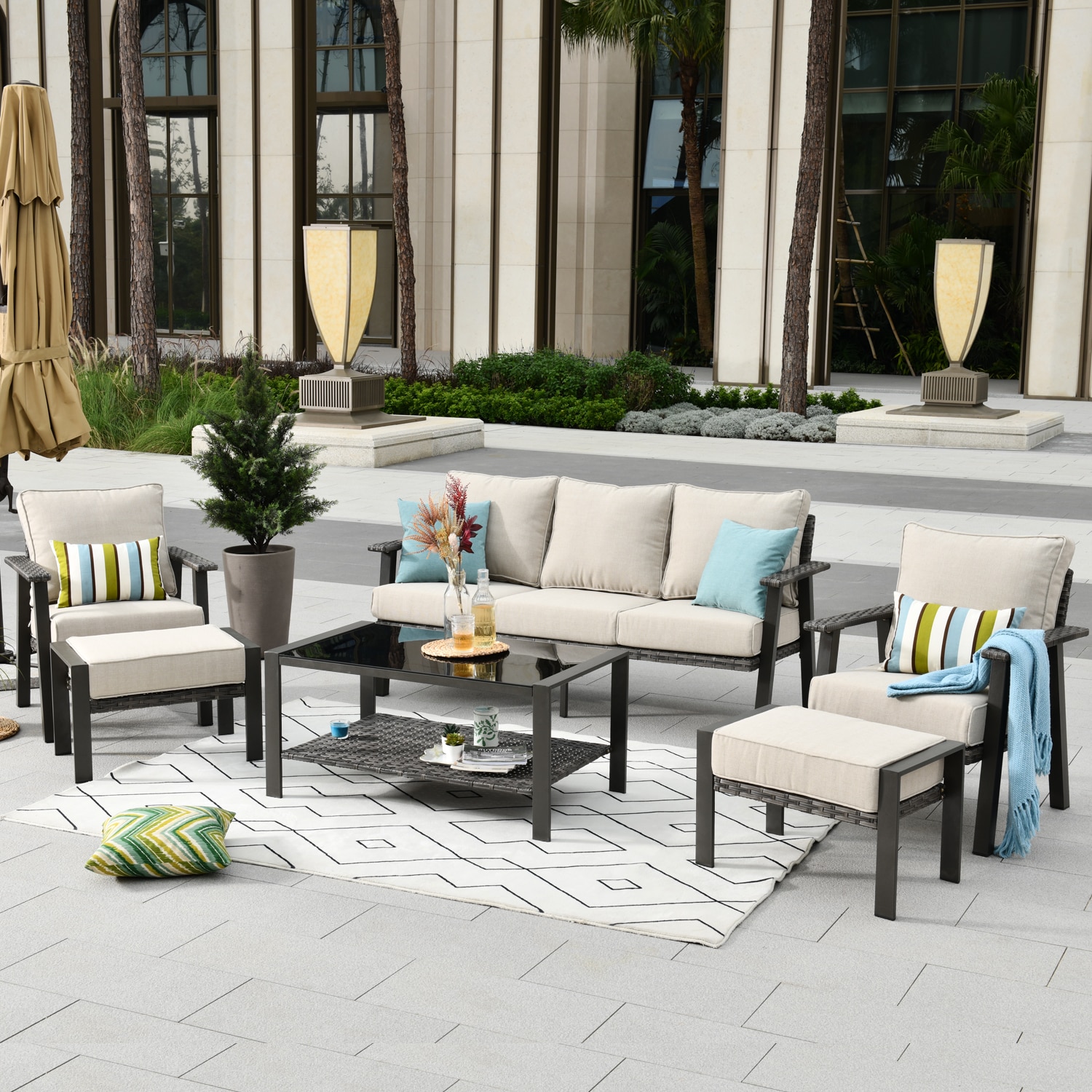 XIZZI XIHWE602 Patio-Conversation-Sets - View #2