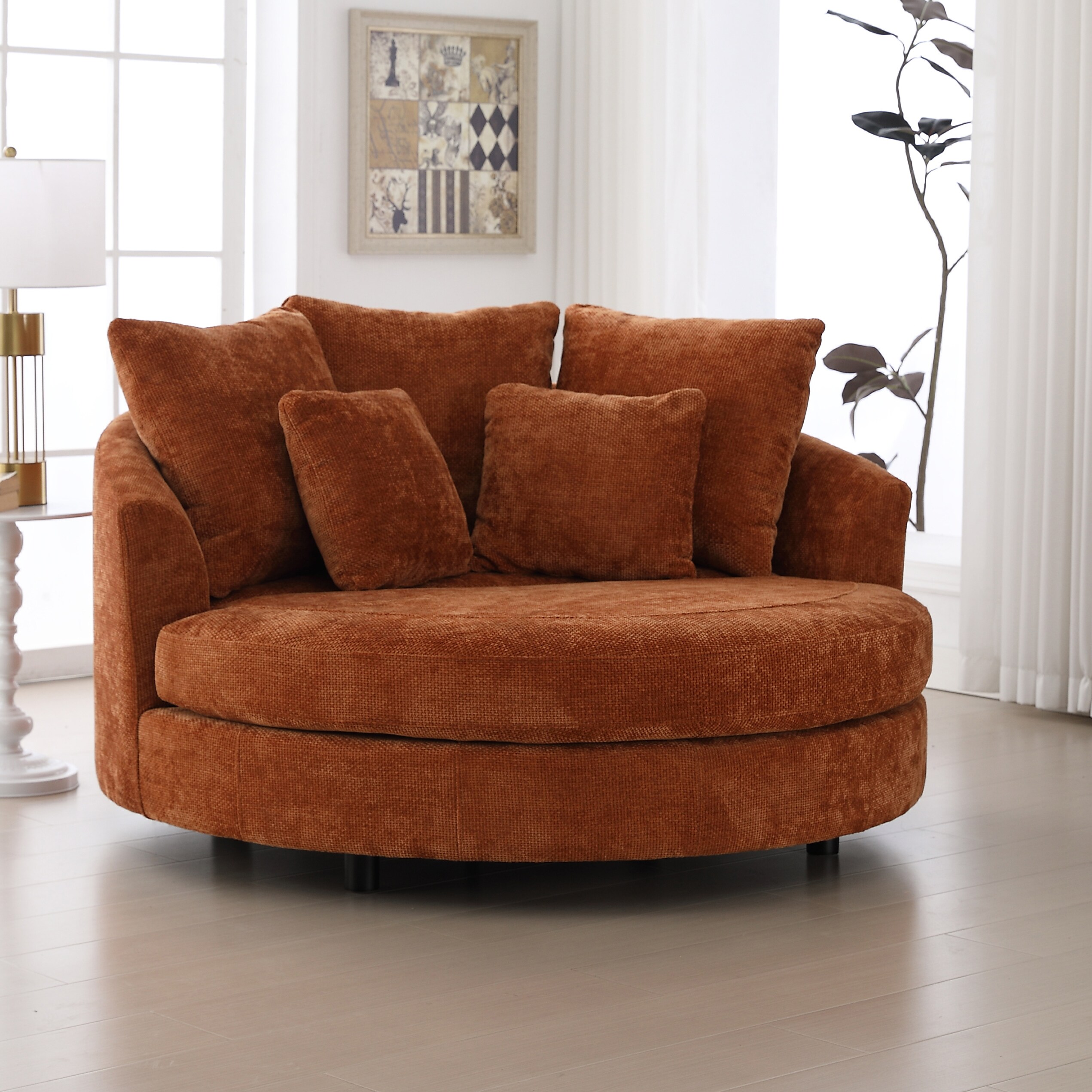 Hrinhom HC-W1104-BURNTORANGE chairs - View #2