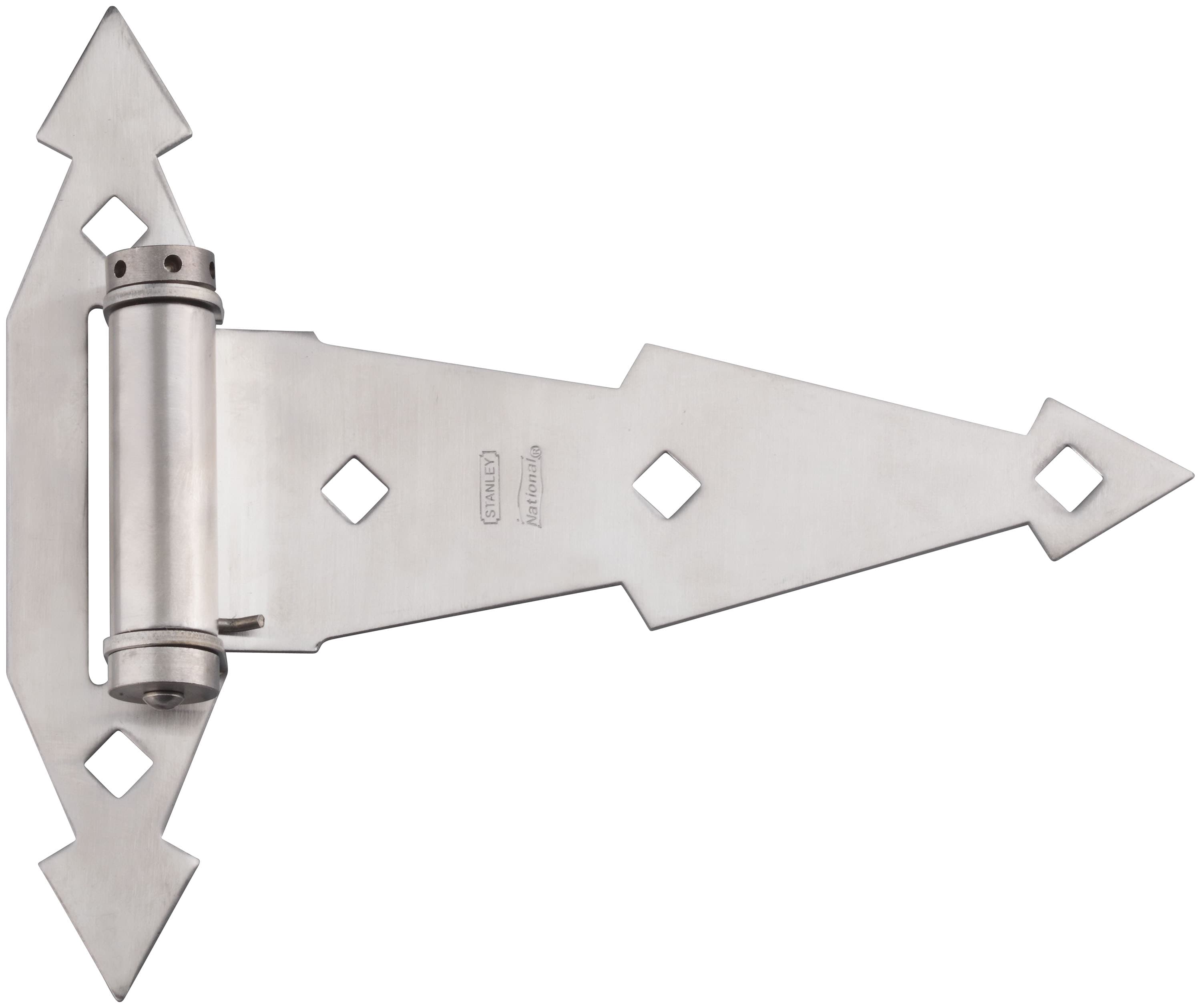 National Hardware N348-524 7-in Stainless steel Gate hinge