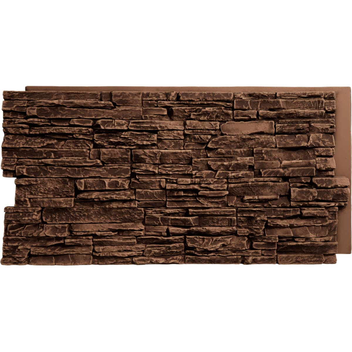 Ekena Millwork PNU24X48CNSE 45.75-in x 24.5-in Canyon Ridge Stacked Stone 8-sq ft Sedona Faux Stone Veneer