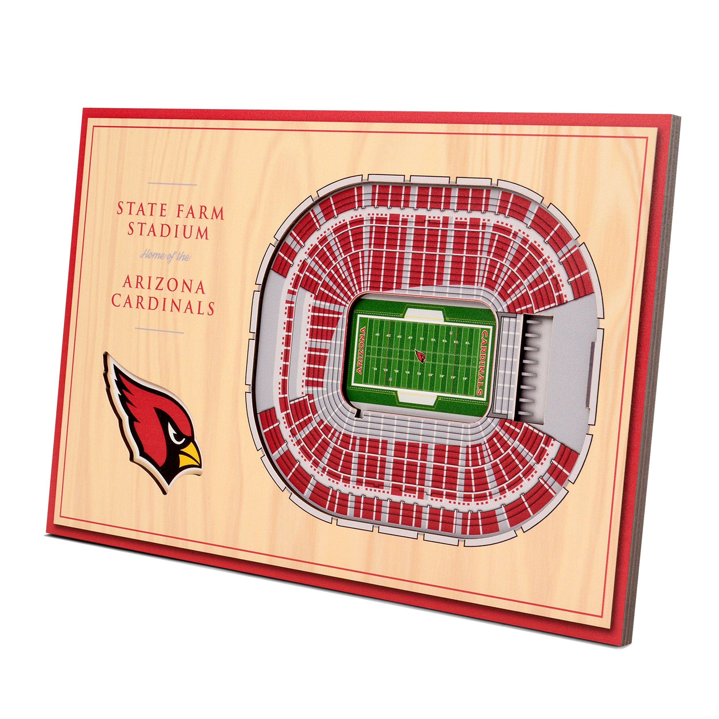 Fan Creations Arizona Cardinals Landscape 12in Circle | N1018-ARI