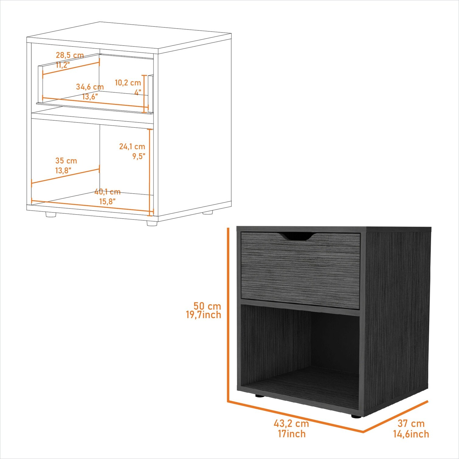 Naturefalls HMBQ2TIB9OHJ nightstands - View #4
