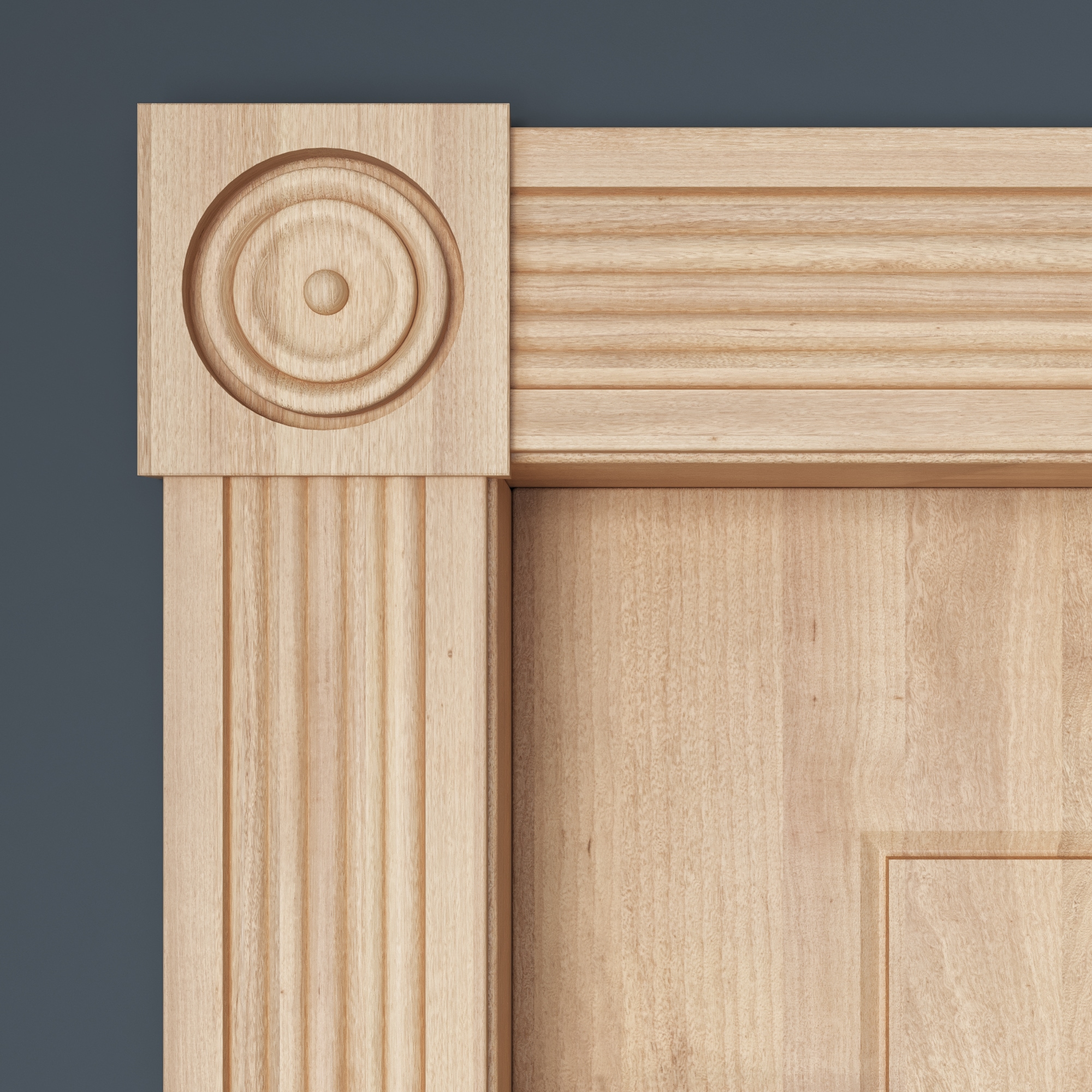 Ornamental Mouldings EV740CWHW rosettes - View #2