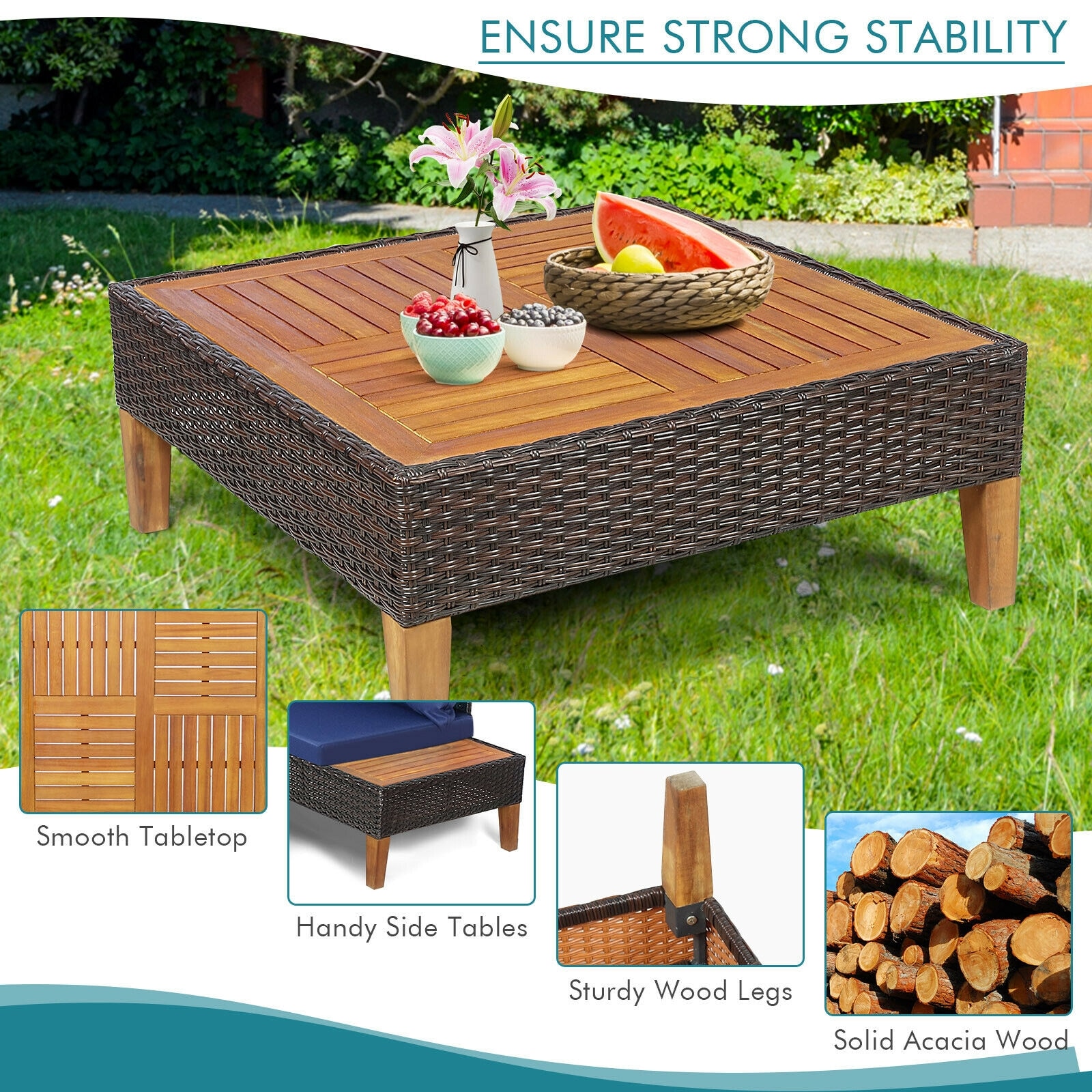 Forclover HYFL-643NY Patio-Conversation-Sets - View #5