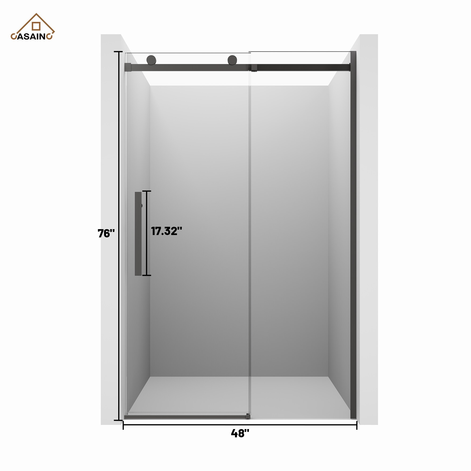 CASAINC BP05P2-6062CC Shower-Doors - View #8